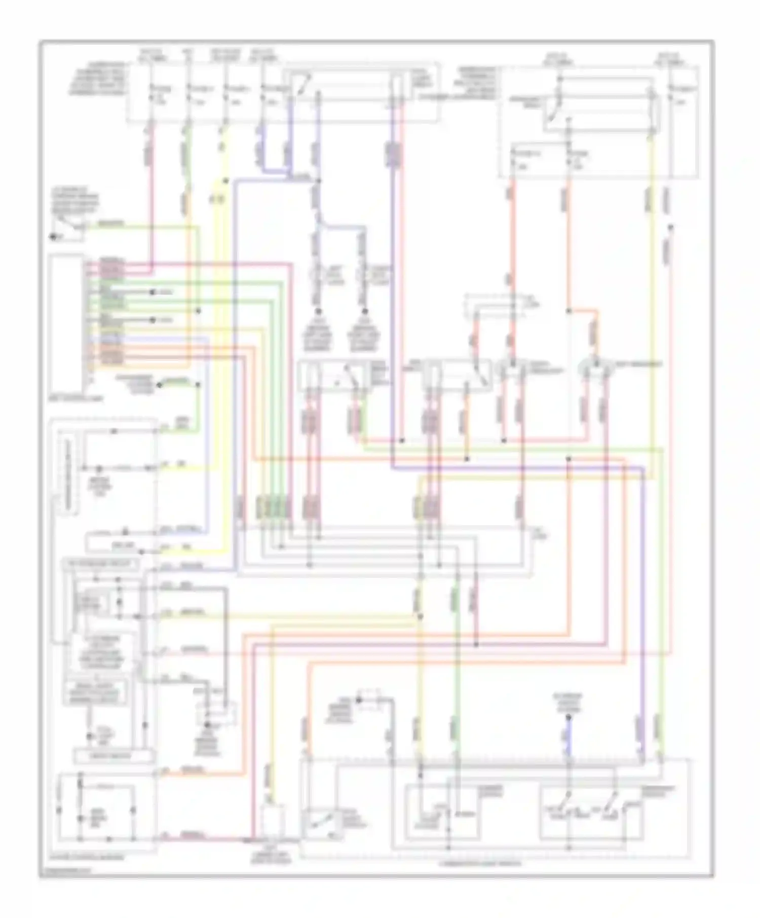 Wiring diagram relay driver for Honda Fit I (2004-2009) (2 of 4)