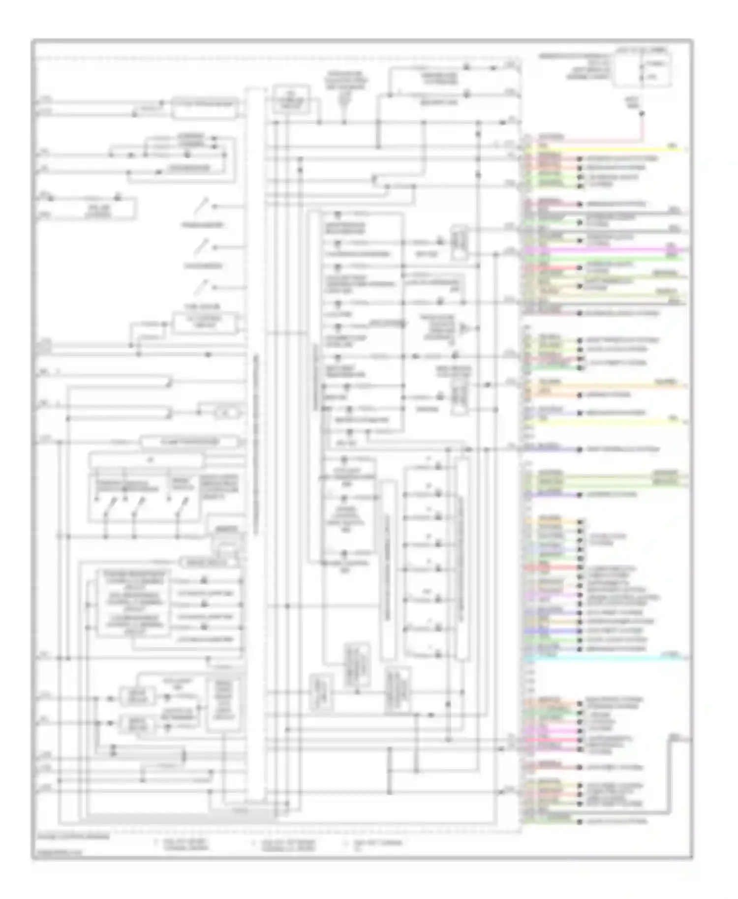 Wiring diagram security ind for Honda Fit I (2004-2009) (2 of 3)