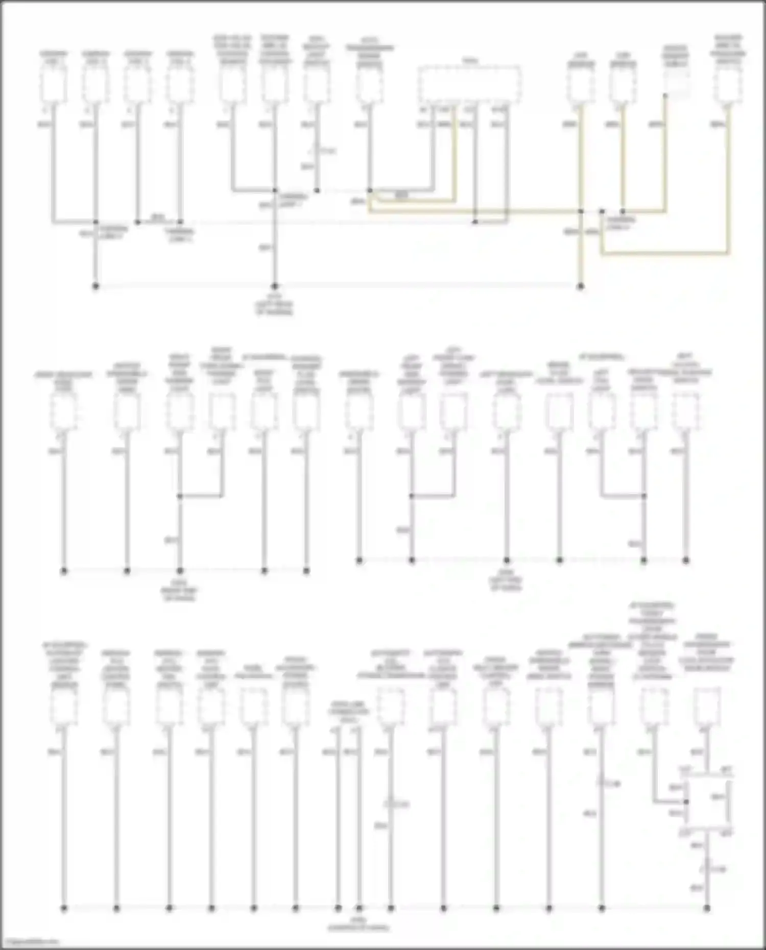 HR-V Honda II (2015-2018): Ground distribution circuit (1 of 4)
