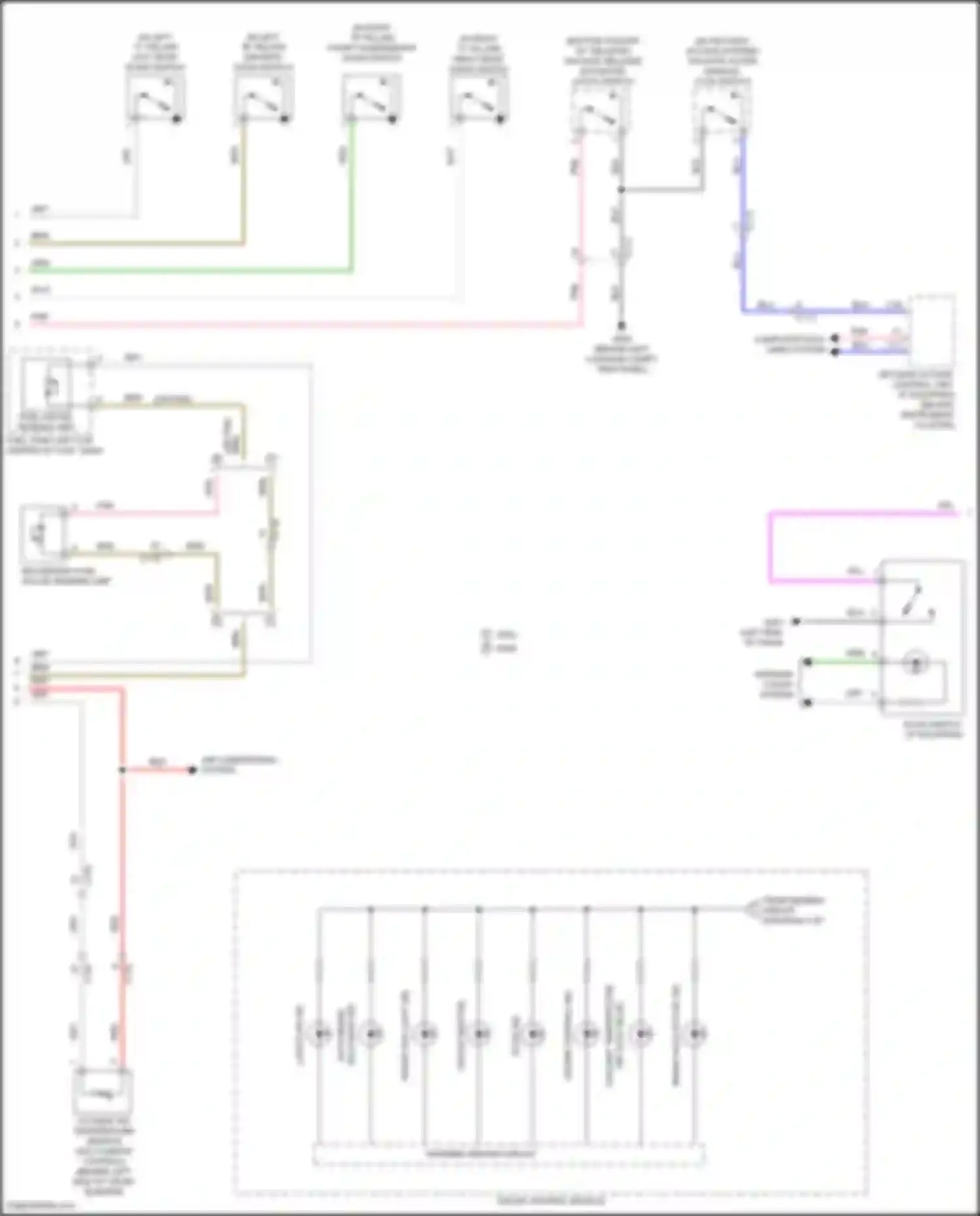 HR-V Honda II (2015-2018): Instrument cluster circuit (2 of 3)