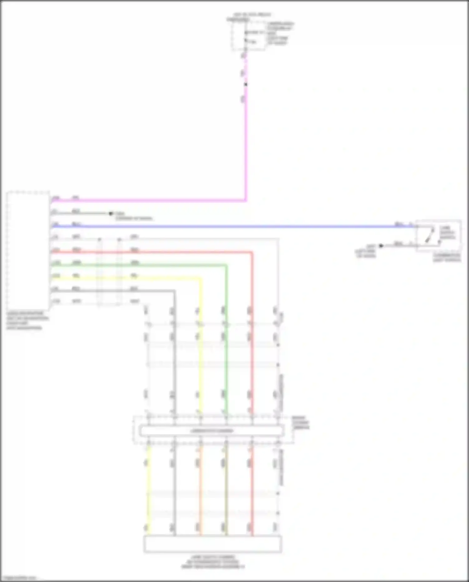 HR-V Honda II (2015-2018): Lane watch camera circuit