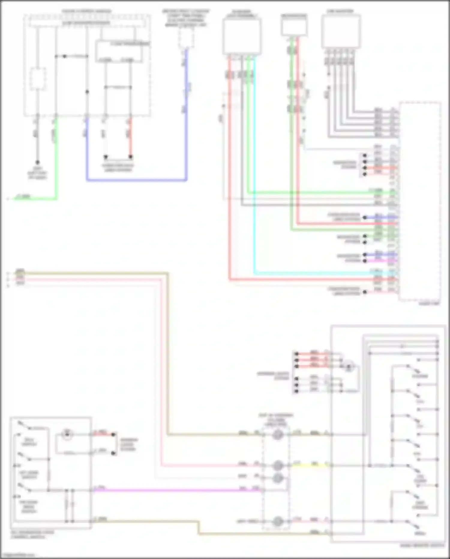HR-V Honda II (2015-2018): Radio circuit, w/o navigation w/ color audio (2 of 2)