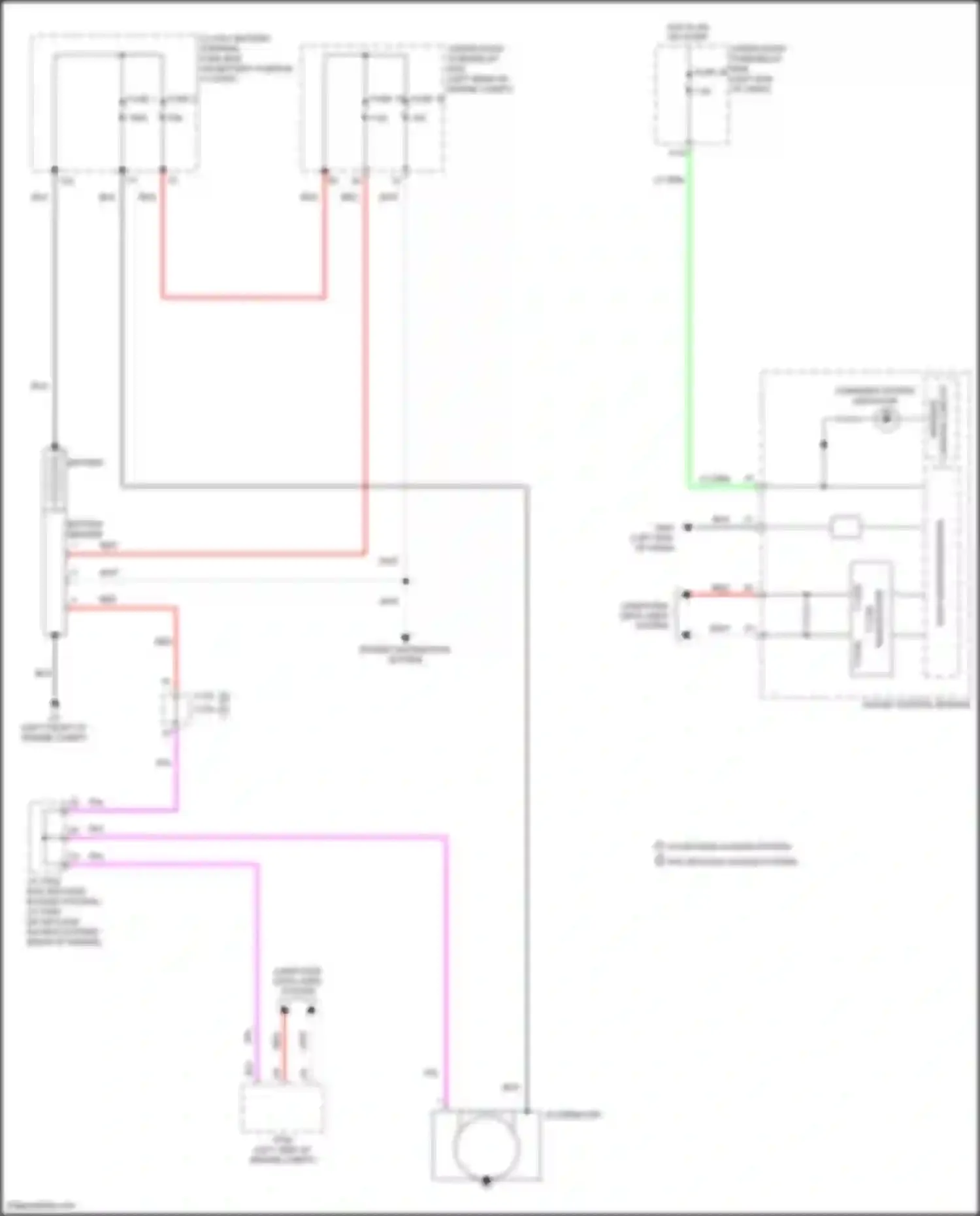 HR-V Honda II (2015-2018): Charging circuit