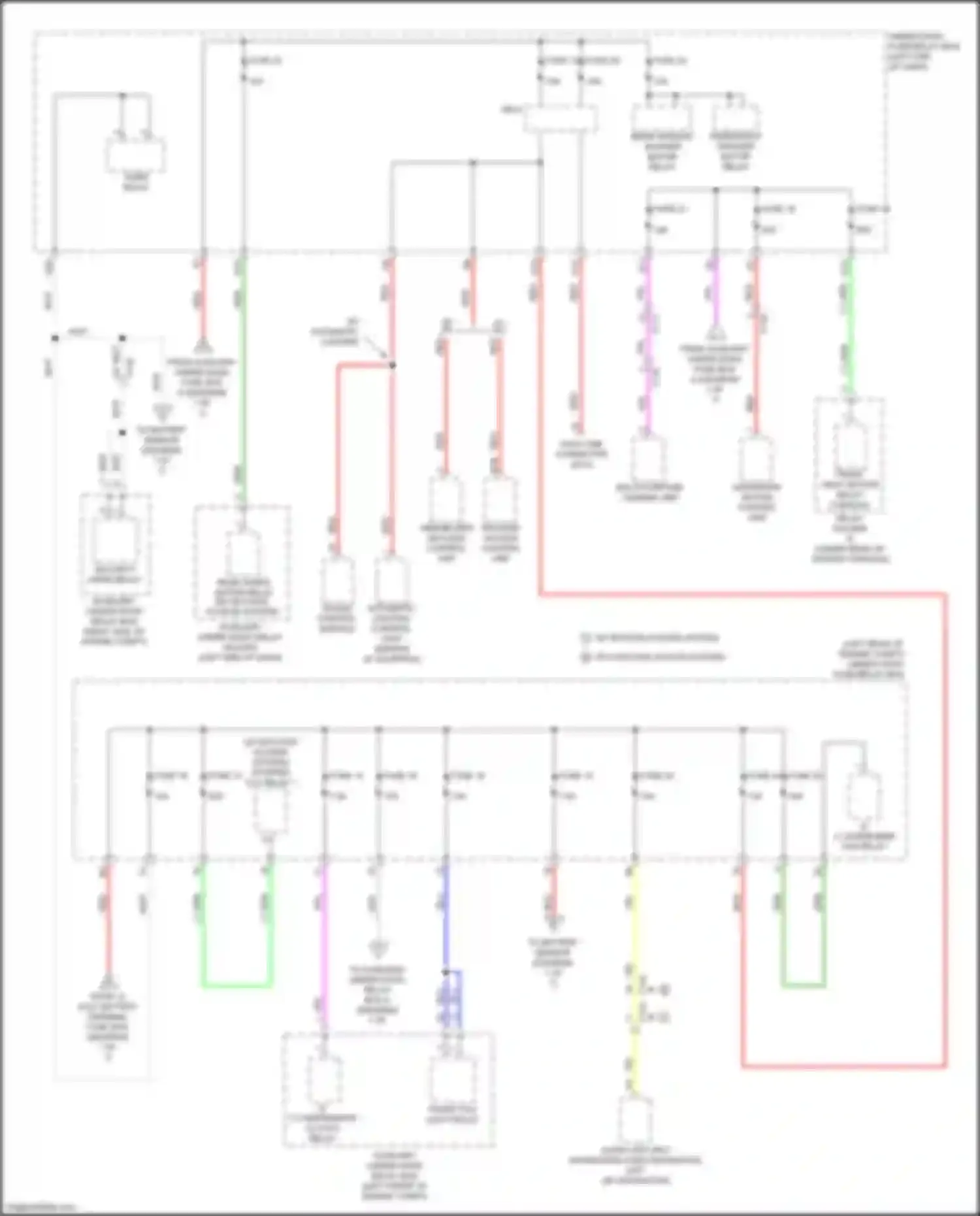 Wiring diagram a/c compressor clutch relay for Honda HR-V II (2015-2018) (3 of 4)