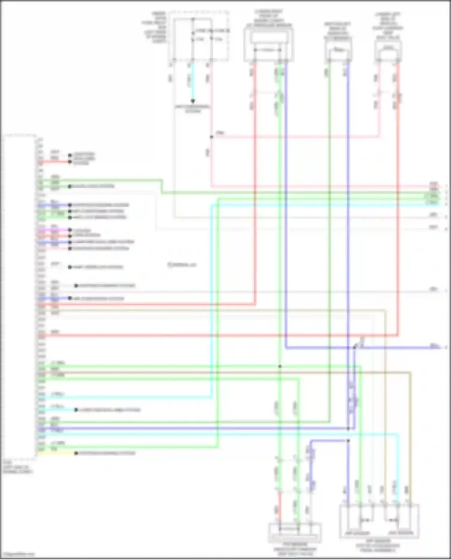 Wiring diagram app sensor b for Honda HR-V II (2015-2018) (4 of 5)