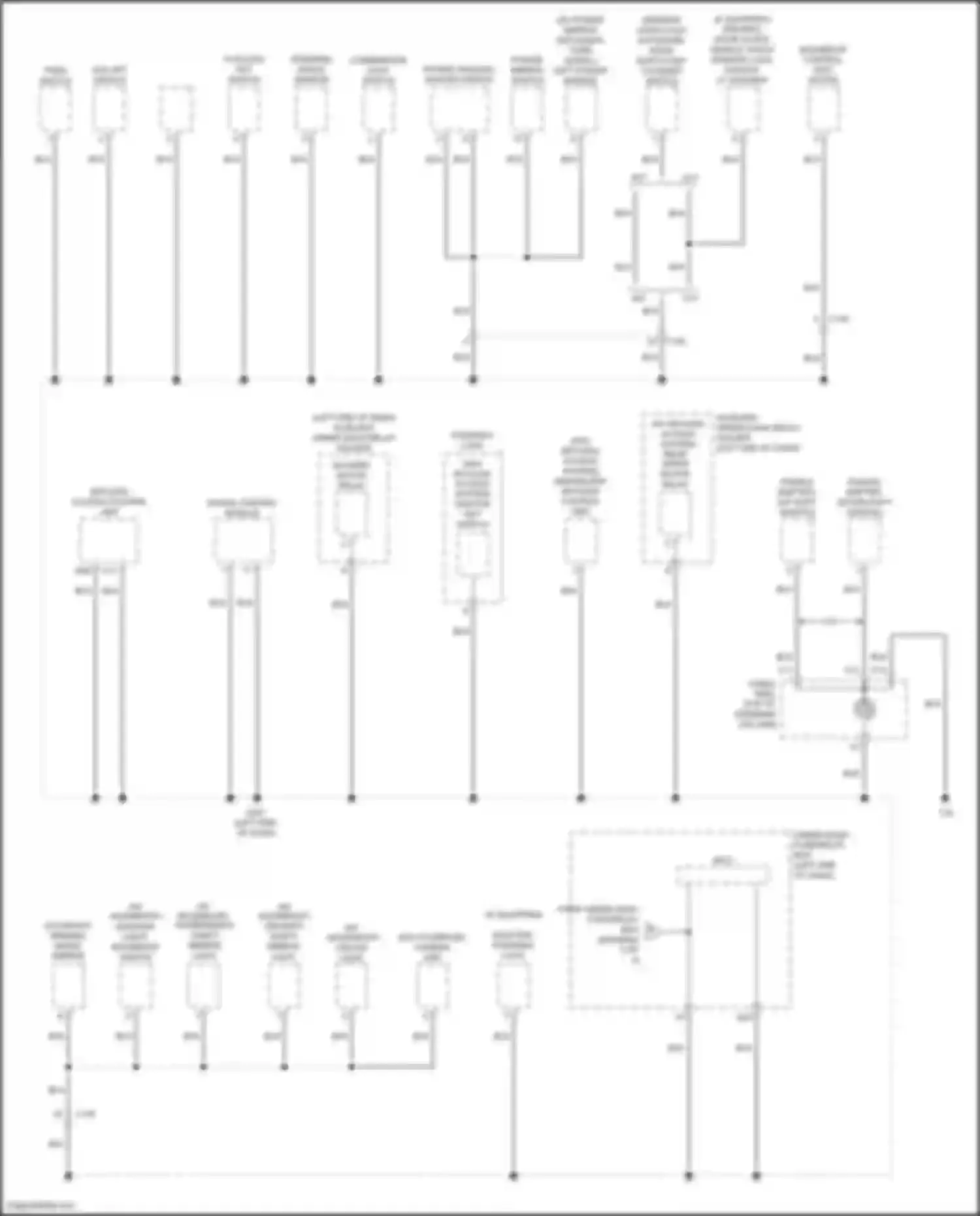 Wiring diagram combination light switch for Honda HR-V II (2015-2018) (2 of 6)