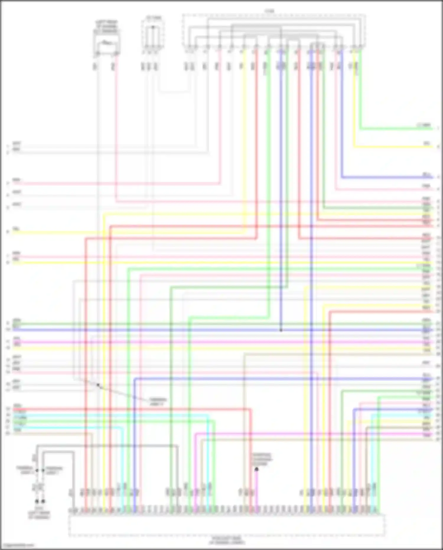 Wiring diagram ect sensor 1 for Honda HR-V II (2015-2018) (1 of 2)