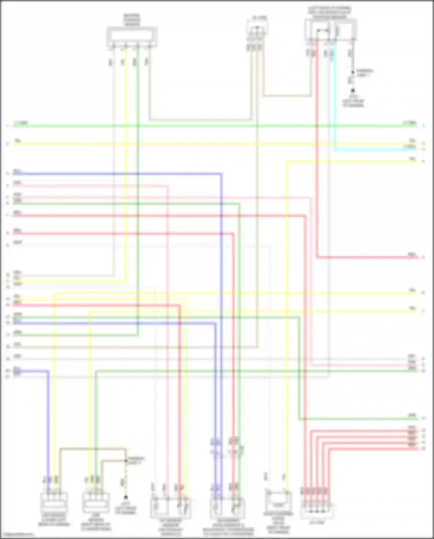 Wiring diagram egr valve/egr valve position sensor for Honda HR-V II (2015-2018) (2 of 2)