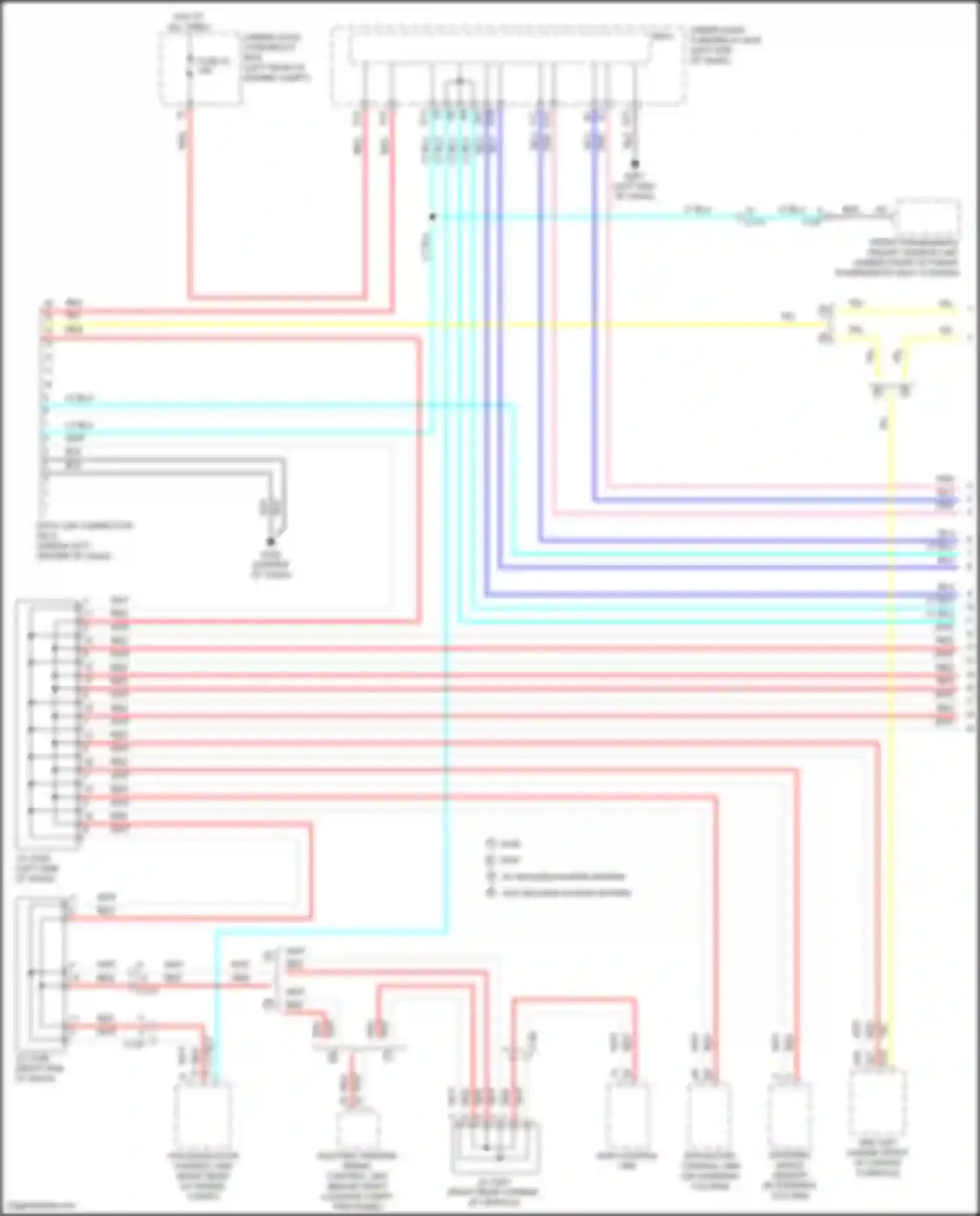 Wiring diagram eps motor/ control unit for Honda HR-V II (2015-2018) (1 of 5)