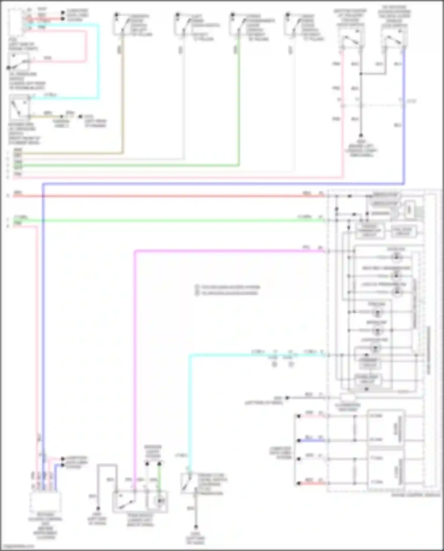 Wiring diagram forced turning on circuit for Honda HR-V II (2015-2018) (4 of 6)