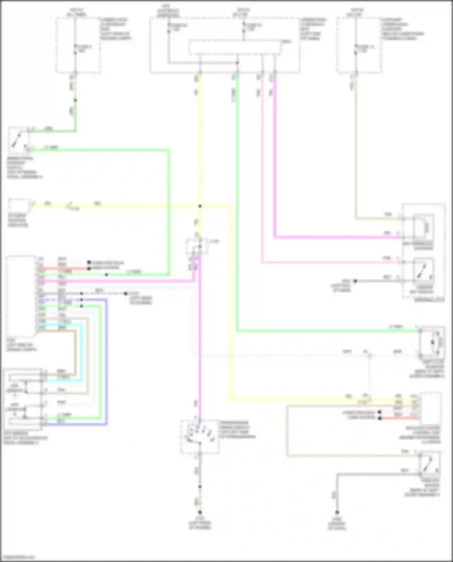 Wiring diagram ignition key switch for Honda HR-V II (2015-2018) (4 of 5)