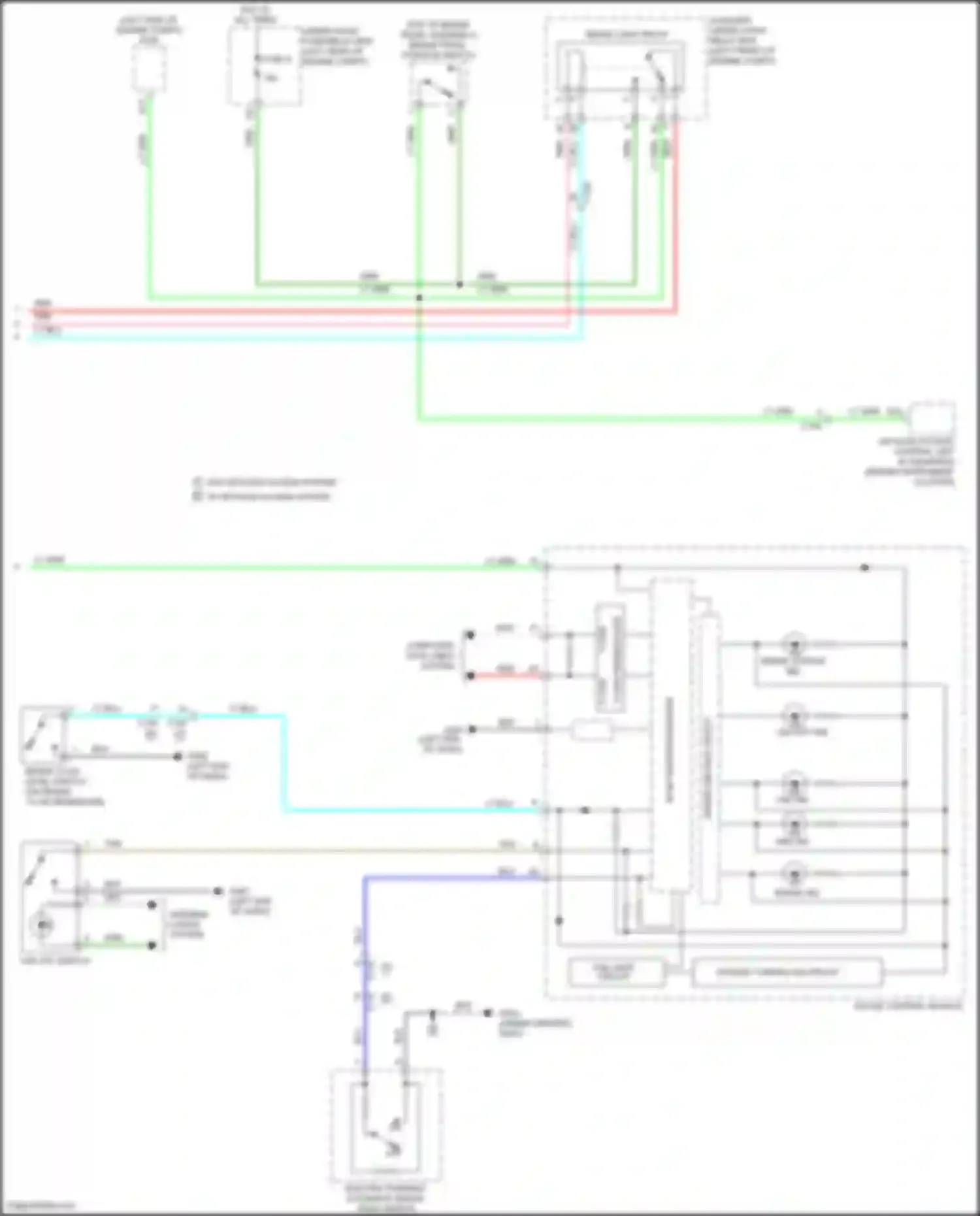Wiring diagram keyless access control unit for Honda HR-V II (2015-2018) (1 of 19)