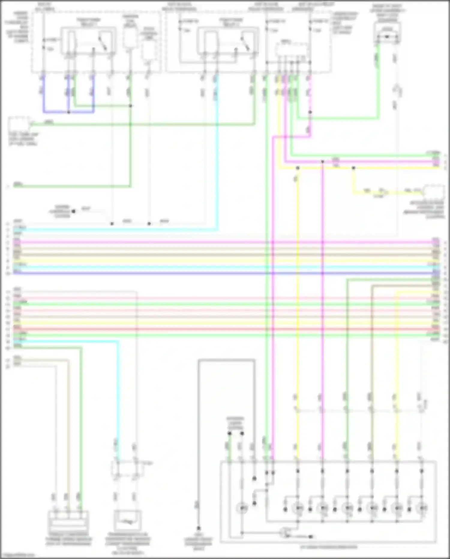 Wiring diagram keyless access control unit for Honda HR-V II (2015-2018) (3 of 19)