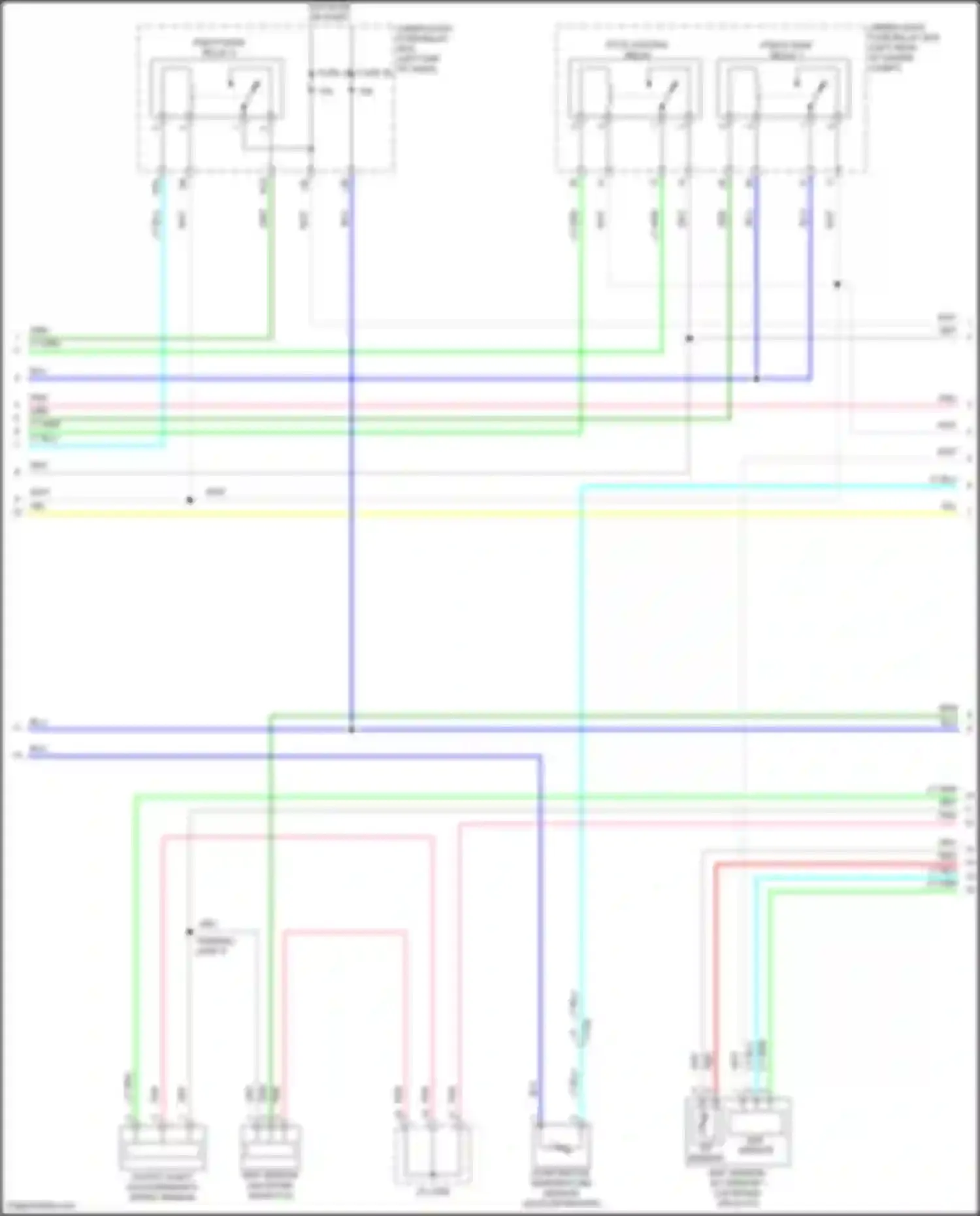 Wiring diagram map sensor for Honda HR-V II (2015-2018) (2 of 2)