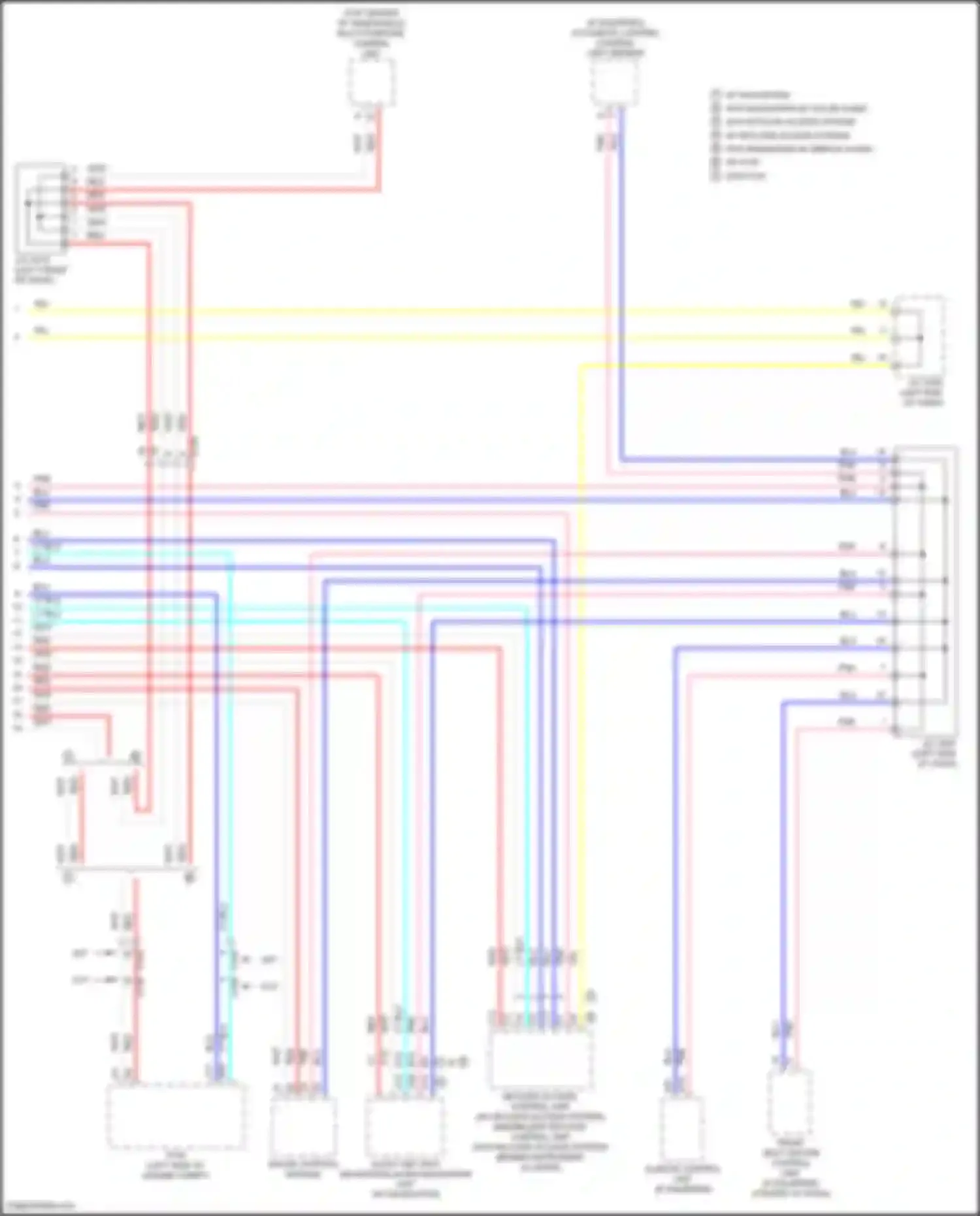 Wiring diagram multi-purpose camera unit for Honda HR-V II (2015-2018) (1 of 5)