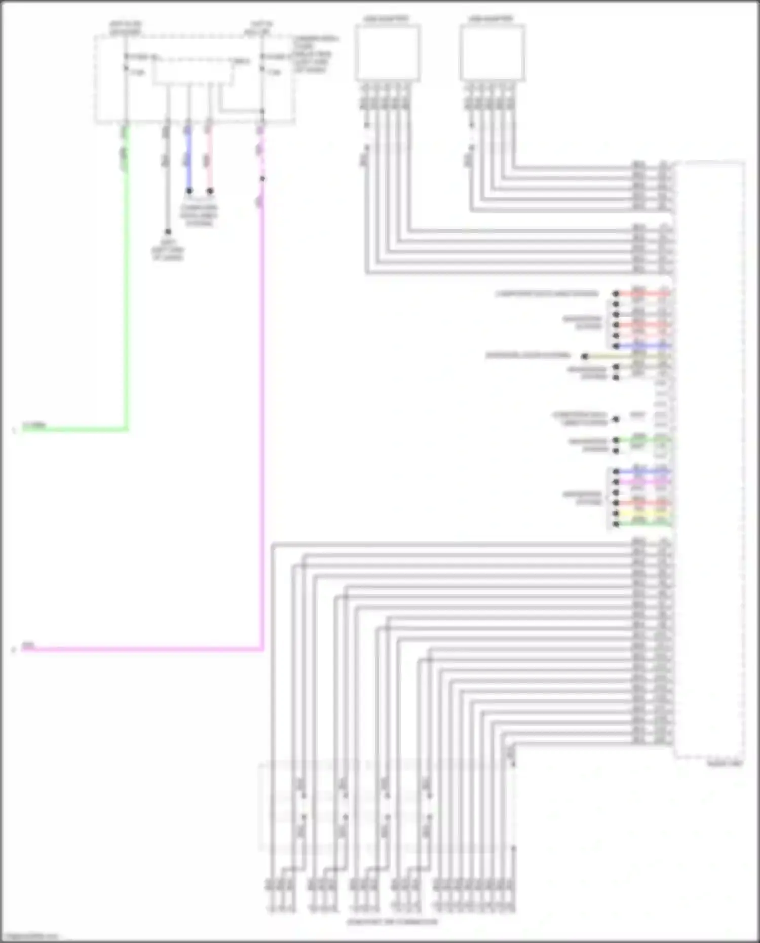 Wiring diagram navigation system for Honda HR-V II (2015-2018) (4 of 4)