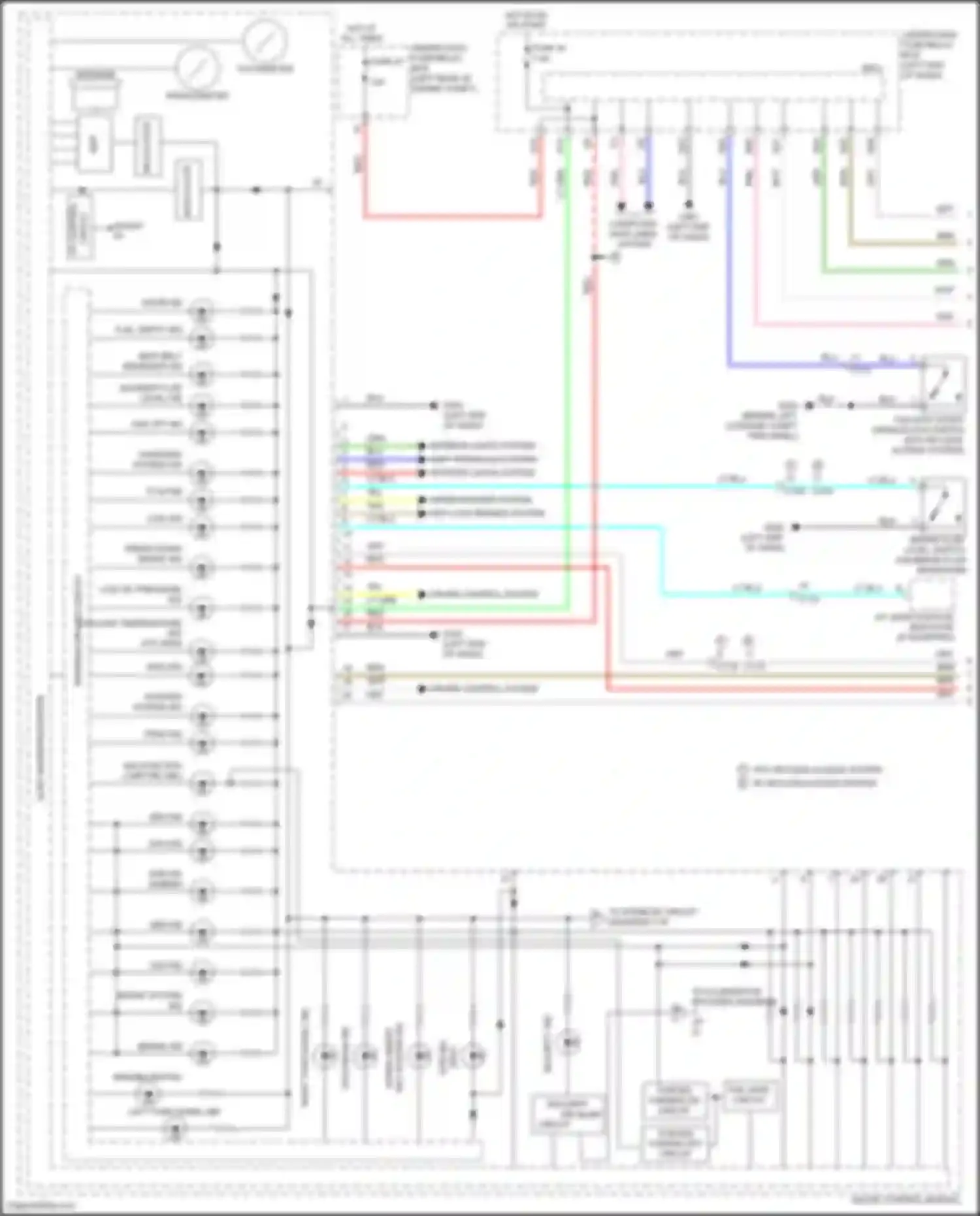 Wiring diagram shift interlock system for Honda HR-V II (2015-2018) (3 of 6)