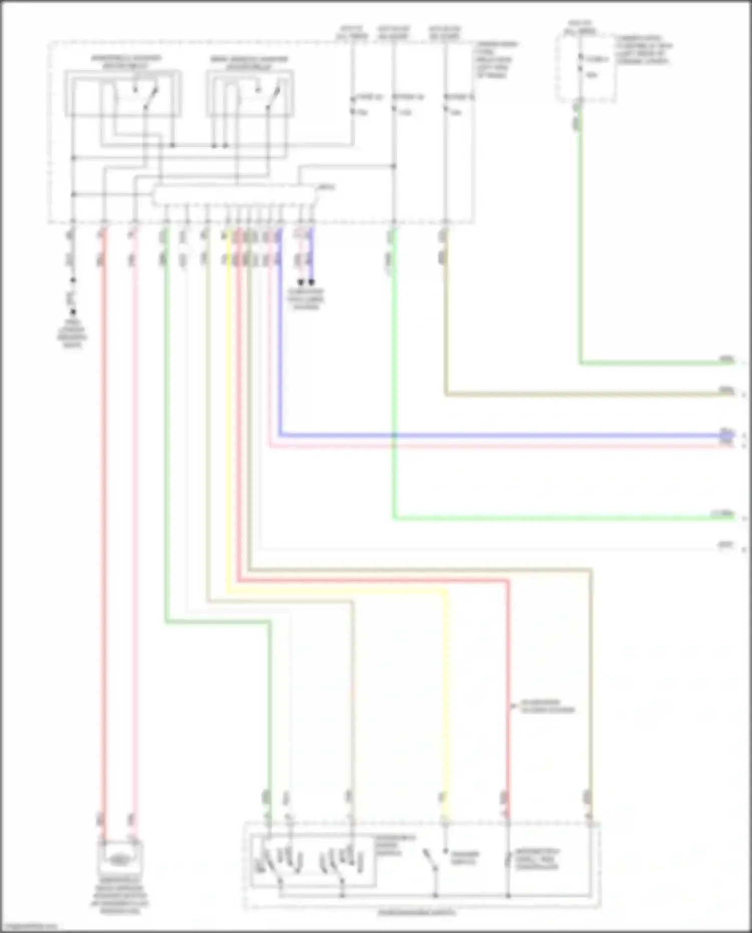 Wiring diagram under- dash fuse/ relay box for Honda HR-V II (2015-2018) (1 of 7)