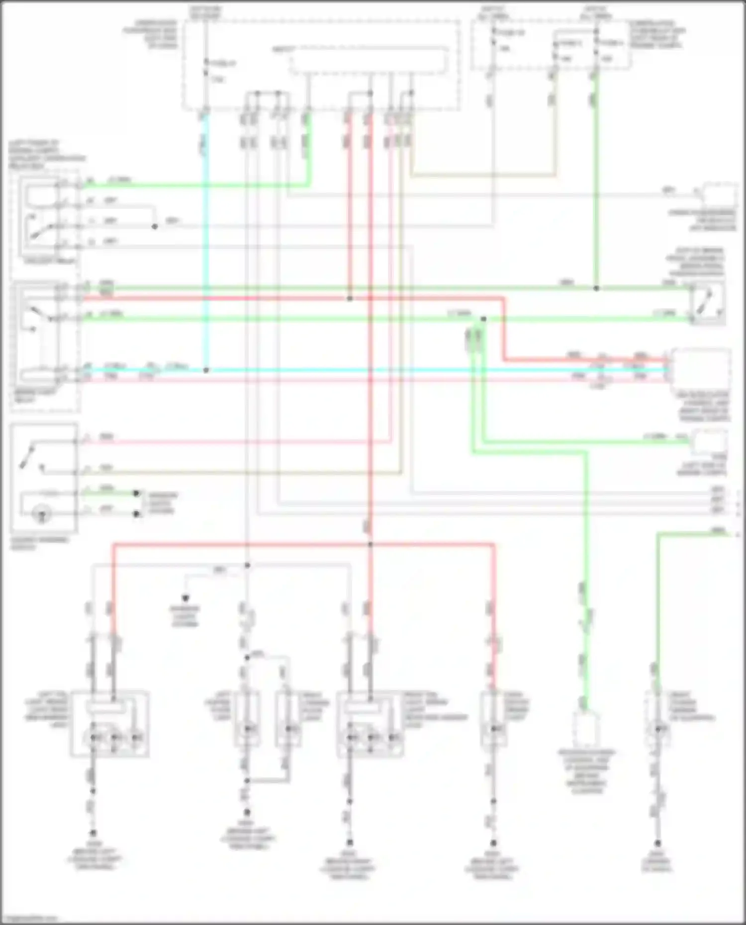 Wiring diagram under-dash fuse/relay box for Honda HR-V II (2015-2018) (6 of 57)
