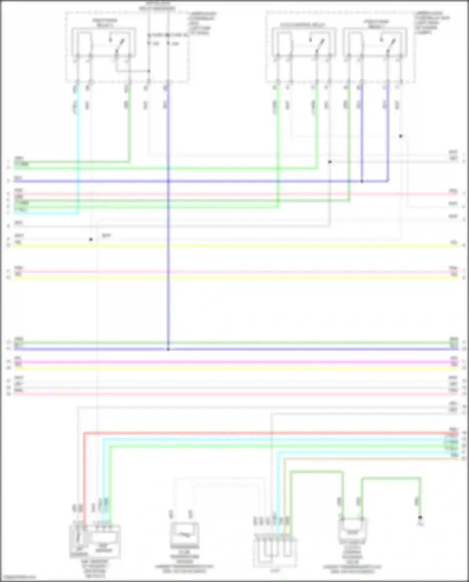 Wiring diagram under-dash fuse/relay box for Honda HR-V II (2015-2018) (55 of 57)