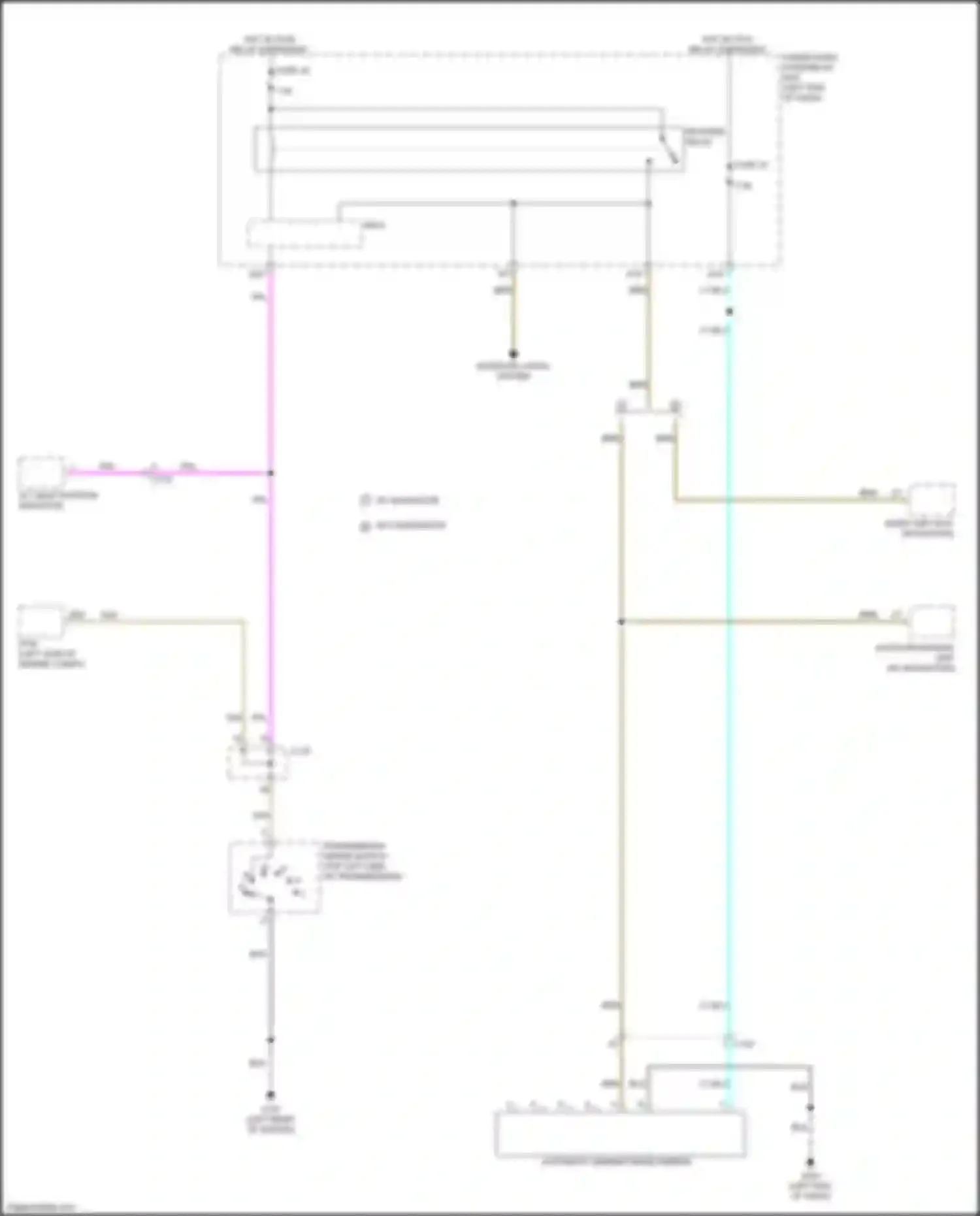 Wiring diagram under-dash fuse/relay box for Honda HR-V II (2015-2018) (1 of 57)