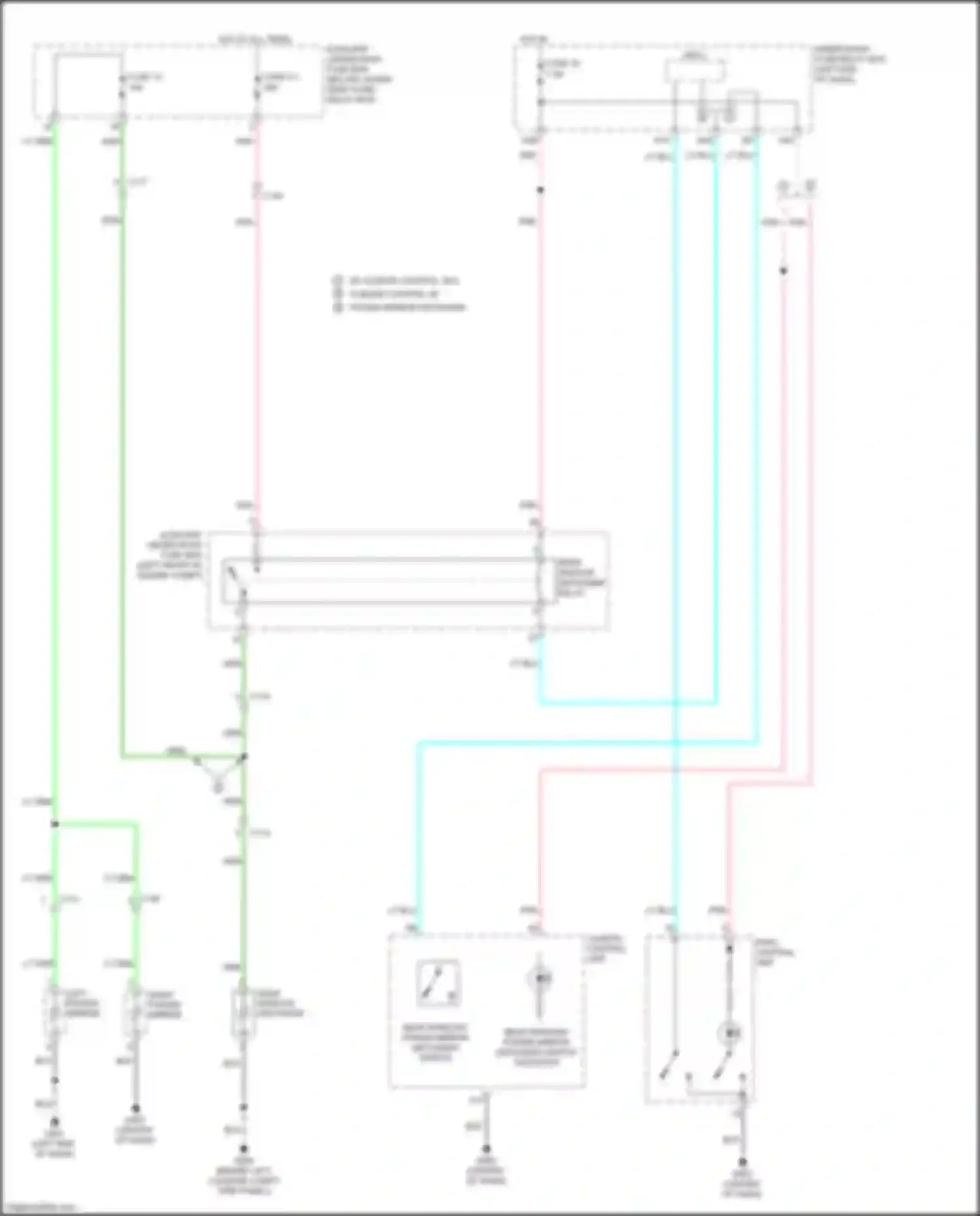 Wiring diagram under-dash fuse/relay box for Honda HR-V II (2015-2018) (38 of 57)