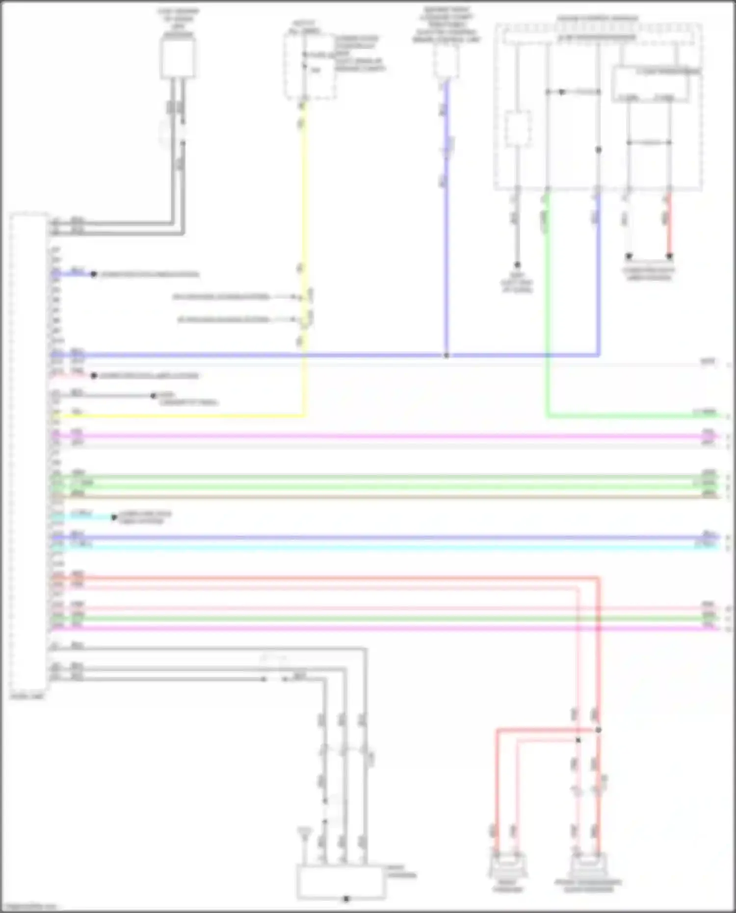 Wiring diagram w/ keyless access system for Honda HR-V II (2015-2018) (13 of 16)