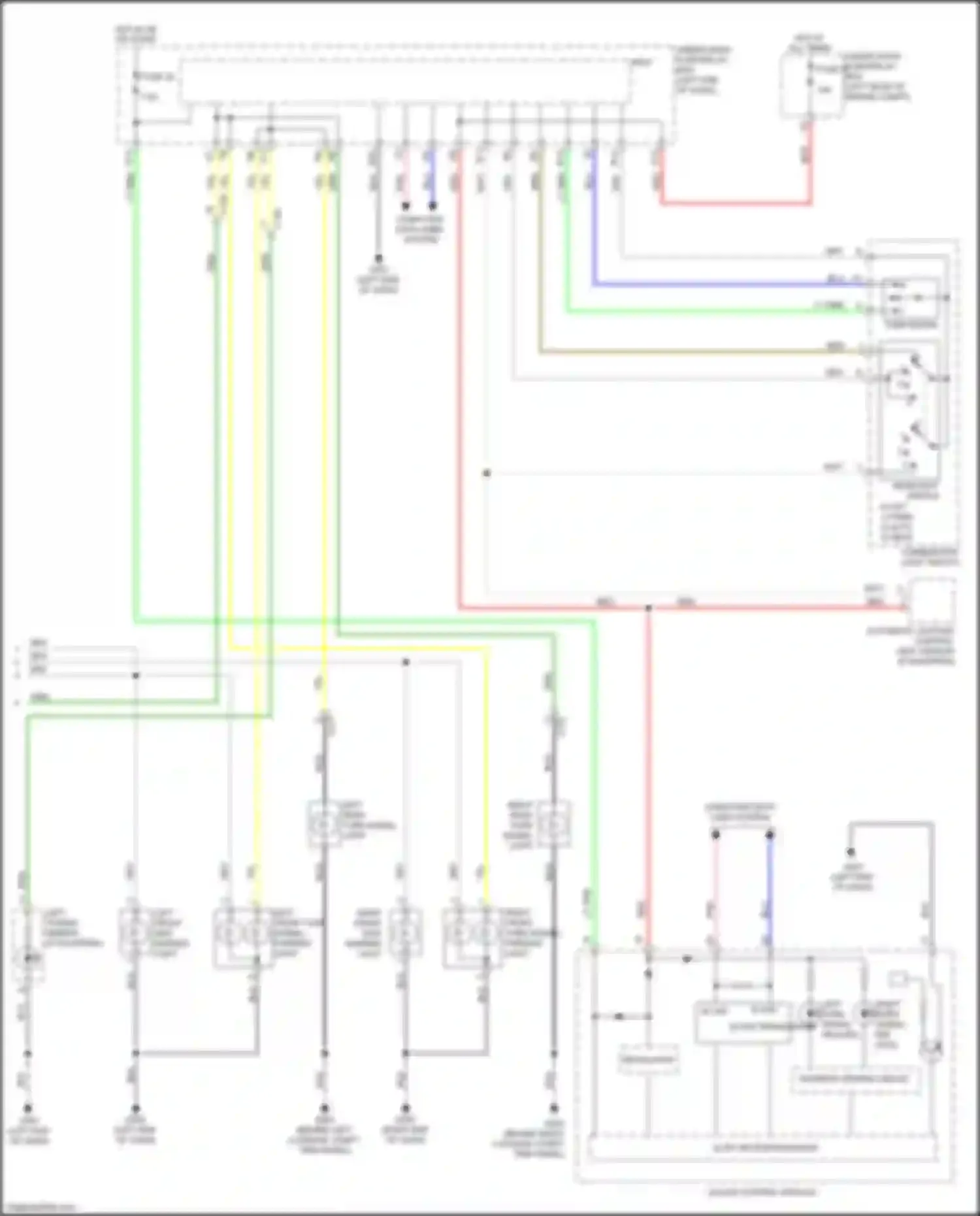 Wiring diagram warning driving circuit for Honda HR-V II (2015-2018) (2 of 15)