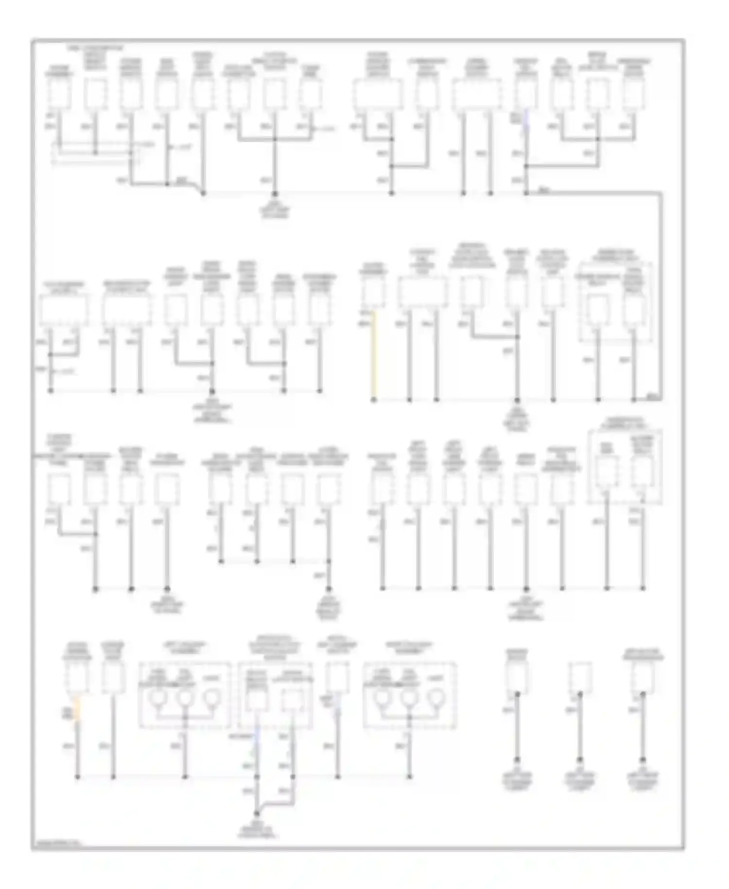 Wiring diagram under-dash fuse/relay box for Honda Insight ZE1 (1999-2006)