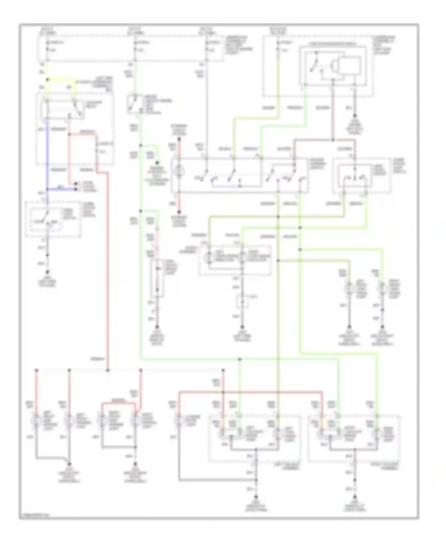 Wiring diagram fuse 4 for Honda Insight ZE1 (1999-2006) (2 of 5)