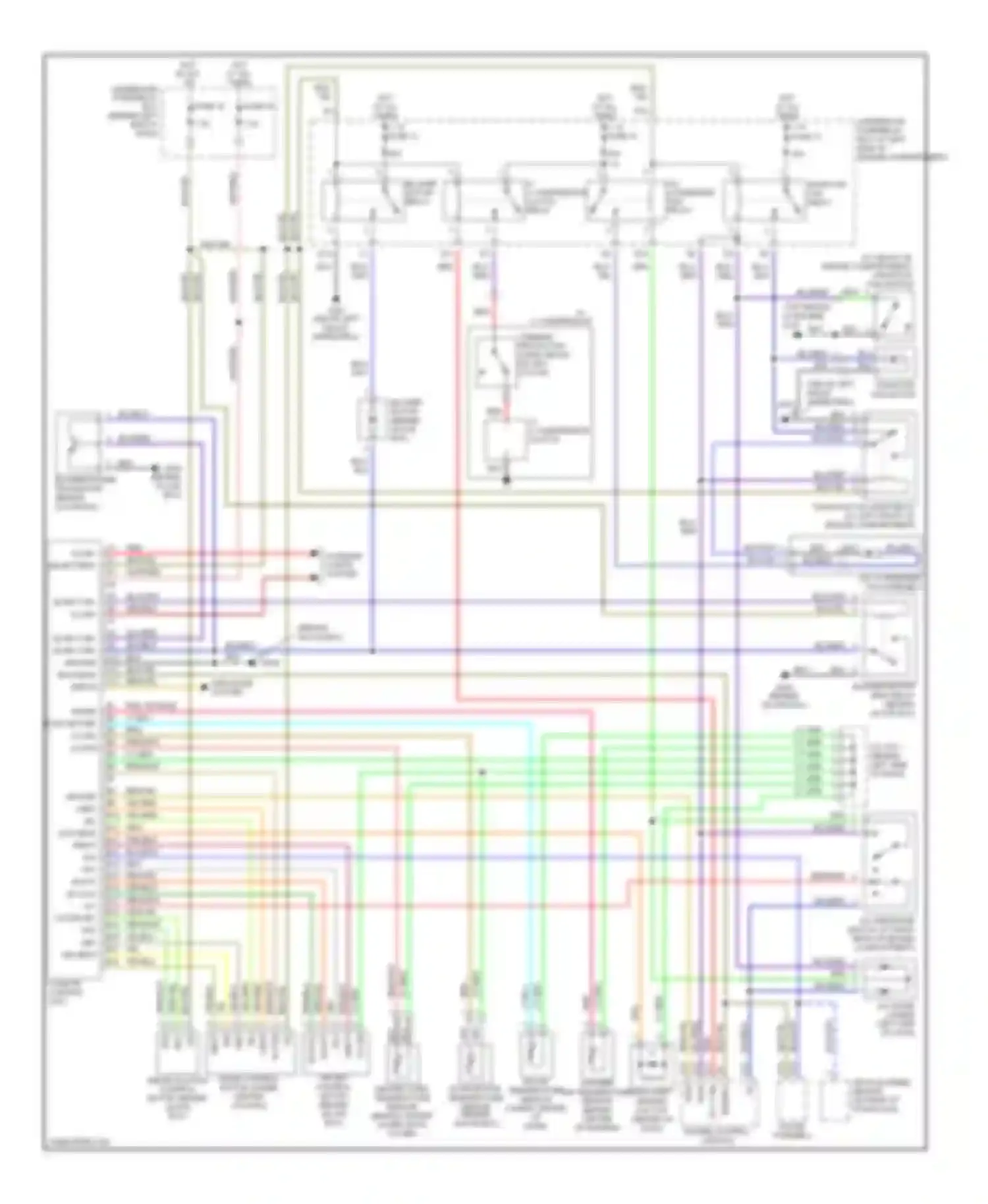 Wiring diagram defogger system for Honda Insight ZE1 (1999-2006)