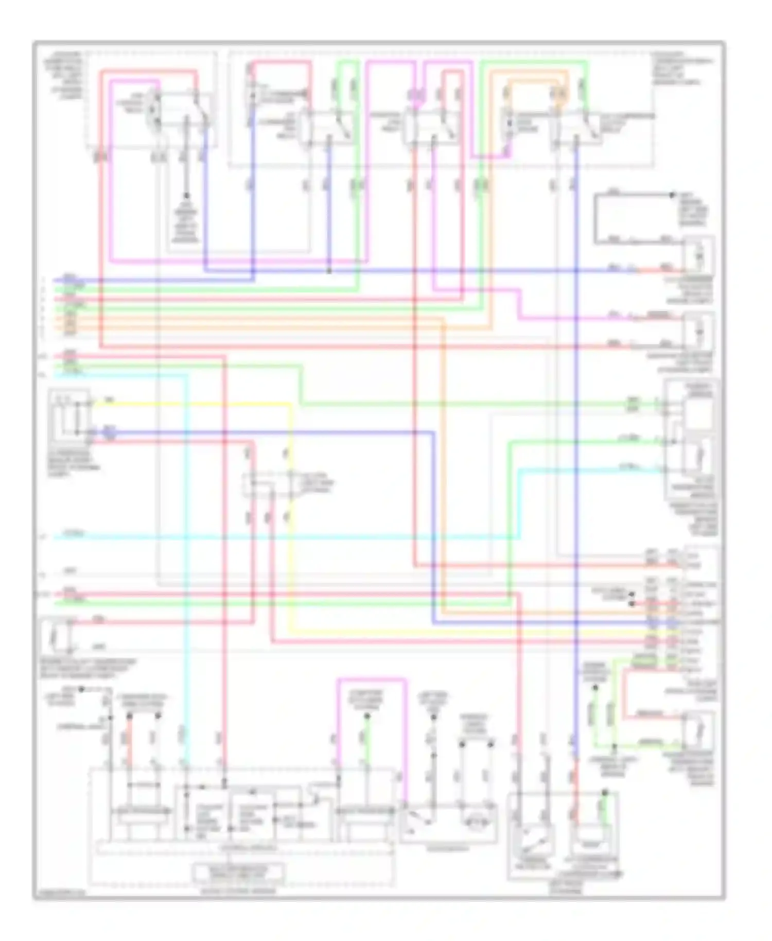 Insight Honda ZE2 facelift (2011-2014): Automatic a/c circuit (2 of 2)