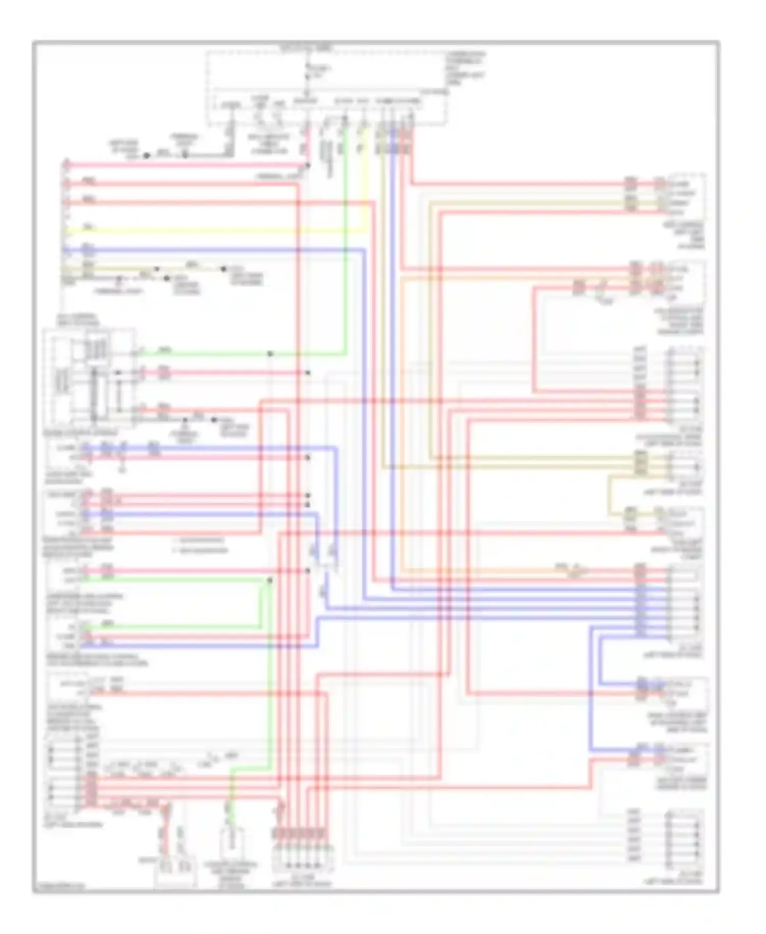 Insight Honda ZE2 facelift (2011-2014): Computer data lines circuit