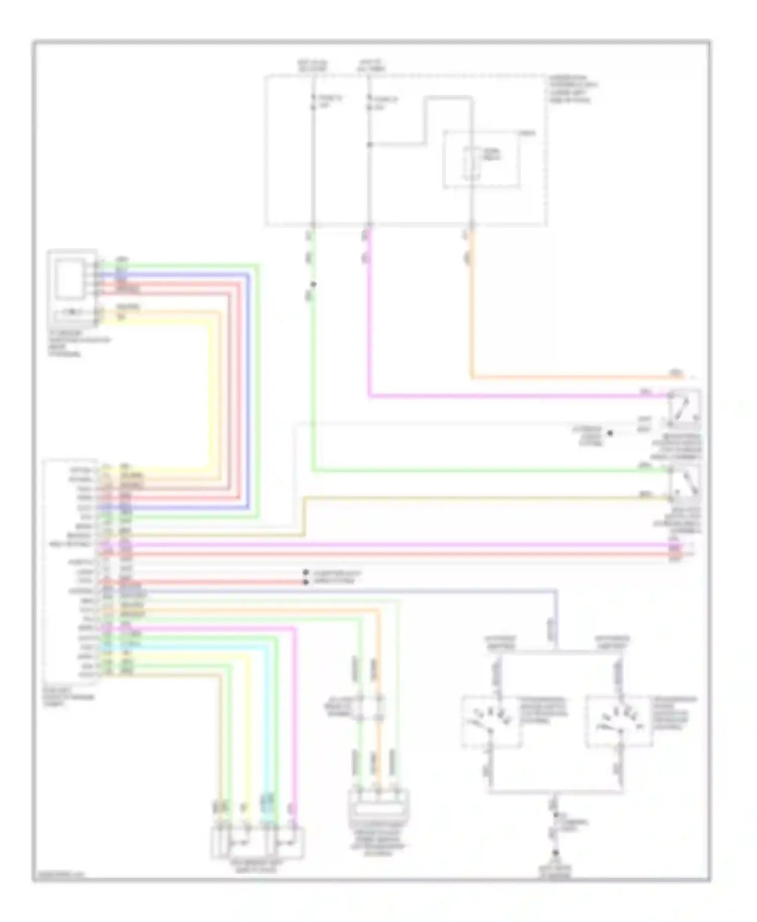 Insight Honda ZE2 facelift (2011-2014): Cruise control circuit (1 of 2)