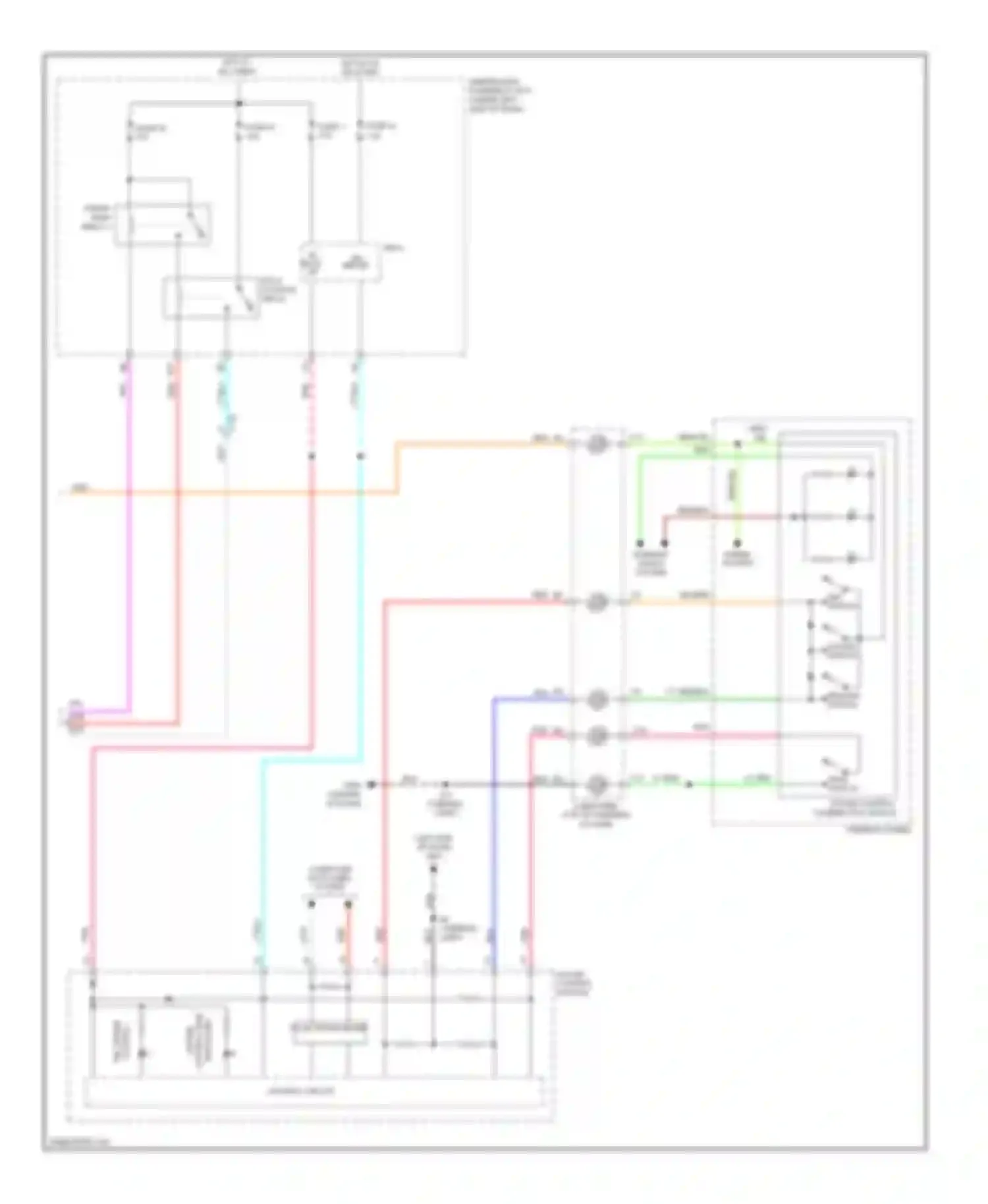 Insight Honda ZE2 facelift (2011-2014): Cruise control circuit (2 of 2)