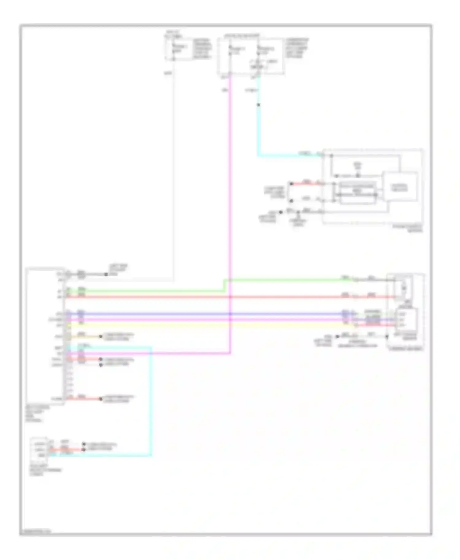 Insight Honda ZE2 facelift (2011-2014): Electronic power steering circuit