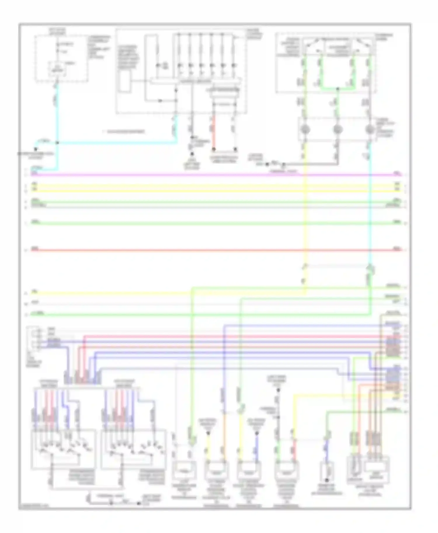 Insight Honda ZE2 facelift (2011-2014): Wiring diagram engine performance 1.3l hybrid, engine controls circuit (2 of 5)