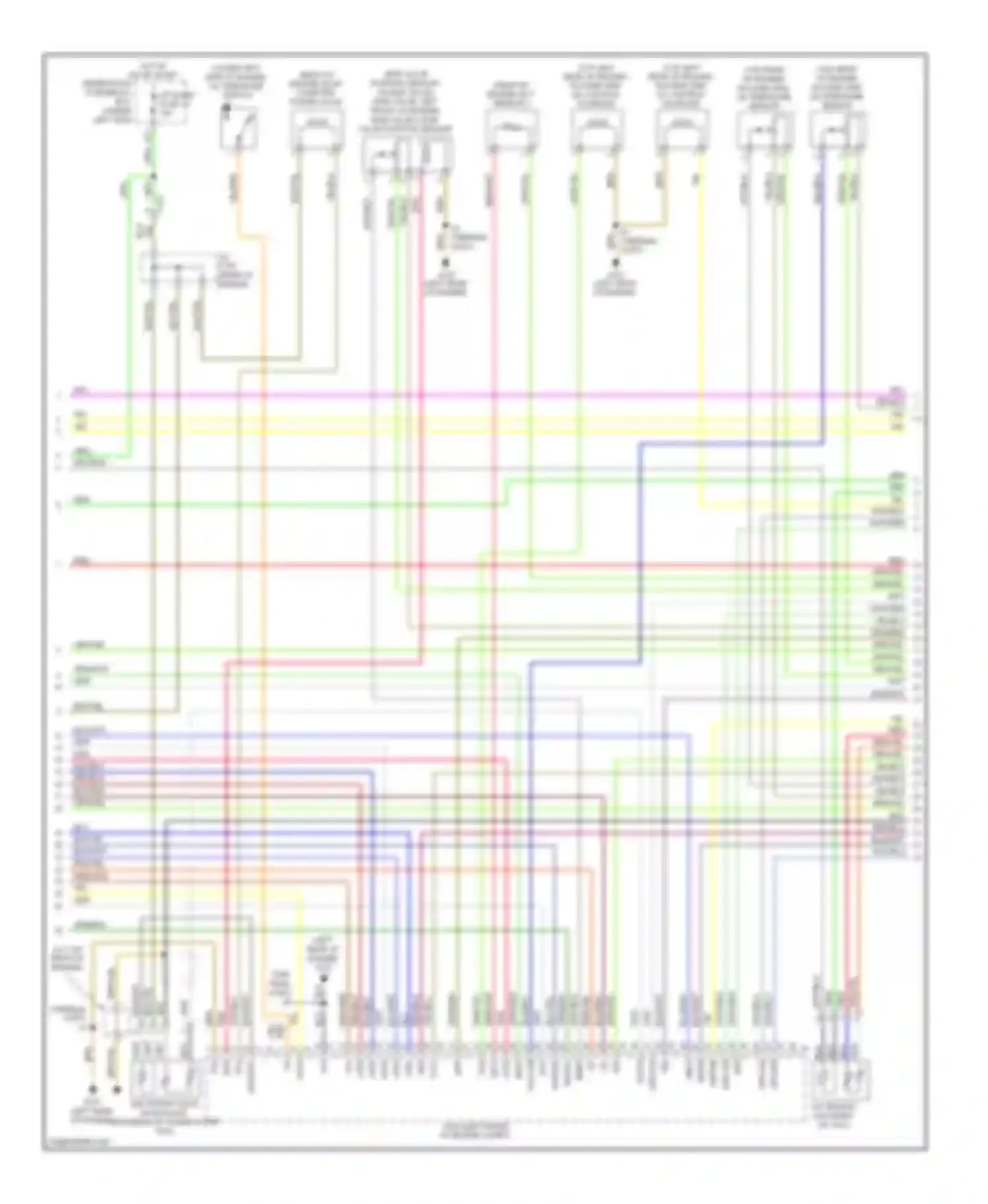 Insight Honda ZE2 facelift (2011-2014): Wiring diagram engine performance 1.3l hybrid, engine controls circuit (3 of 5)