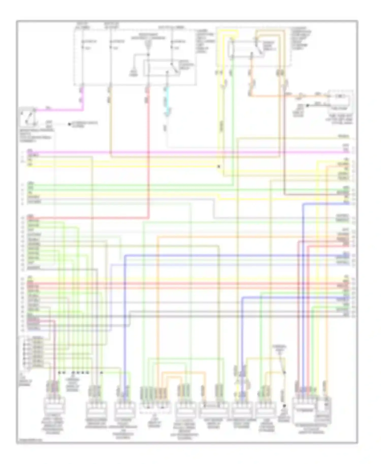 Insight Honda ZE2 facelift (2011-2014): Wiring diagram engine performance 1.3l hybrid, engine controls circuit (4 of 5)