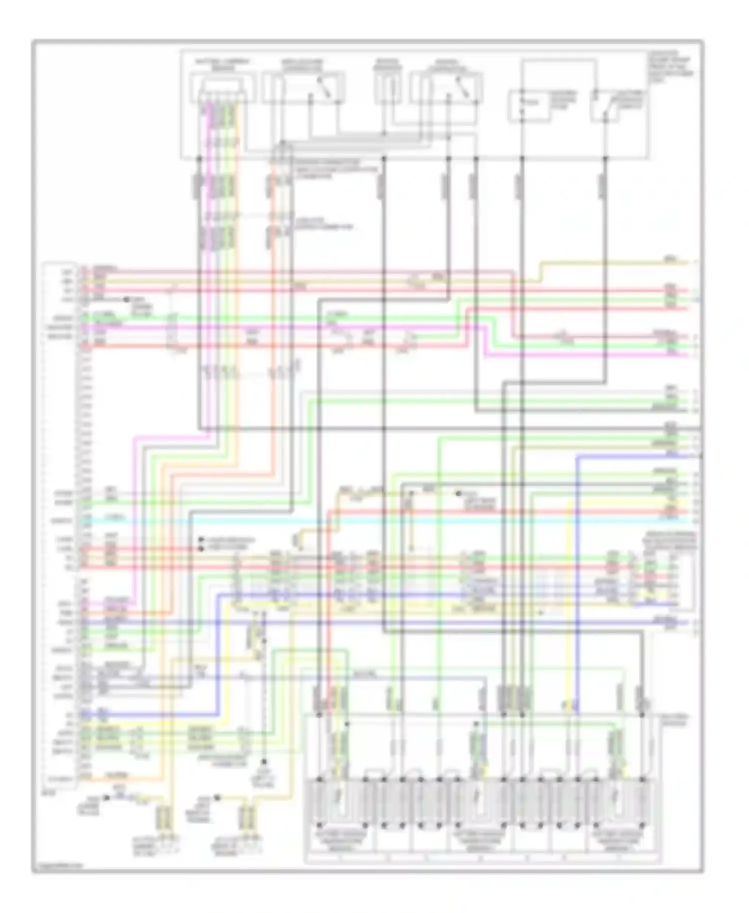 Insight Honda ZE2 facelift (2011-2014): Wiring diagram engine performance 1.3l hybrid, ima circuit (1 of 3)