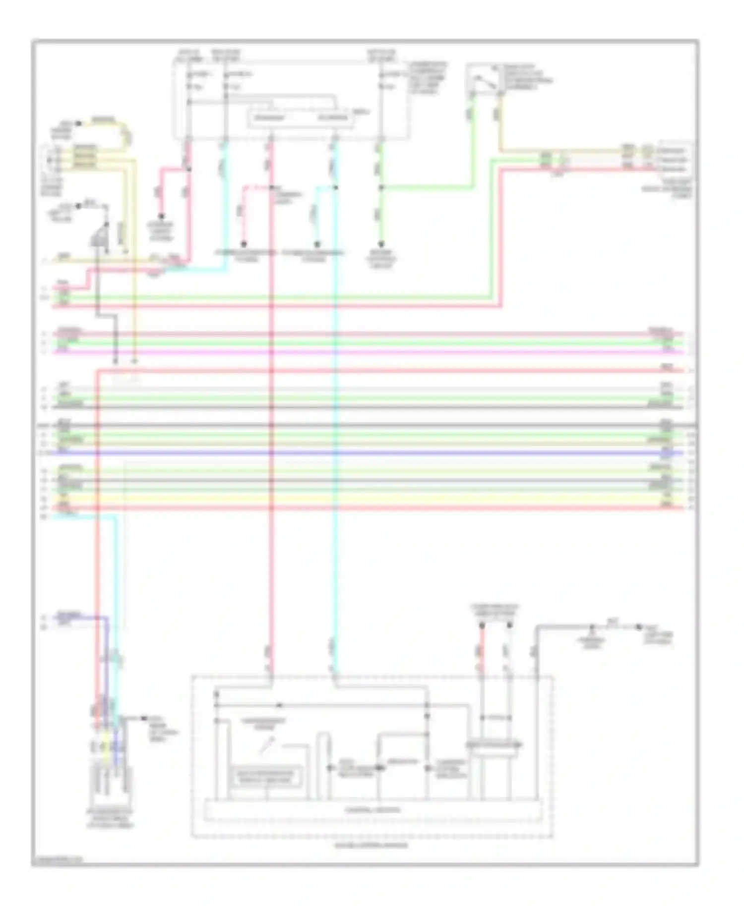 Insight Honda ZE2 facelift (2011-2014): Wiring diagram engine performance 1.3l hybrid, ima circuit (2 of 3)