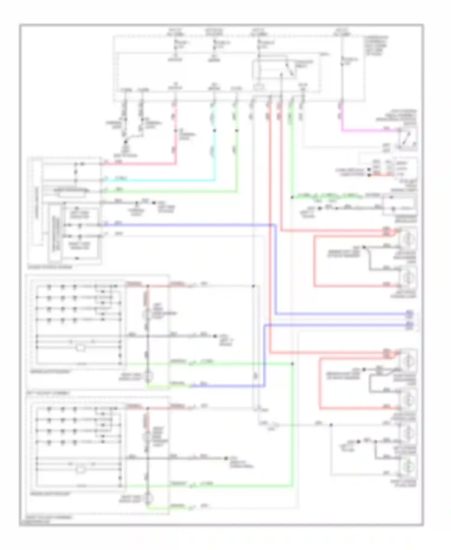 Insight Honda ZE2 facelift (2011-2014): Exterior lamps circuit (1 of 2)