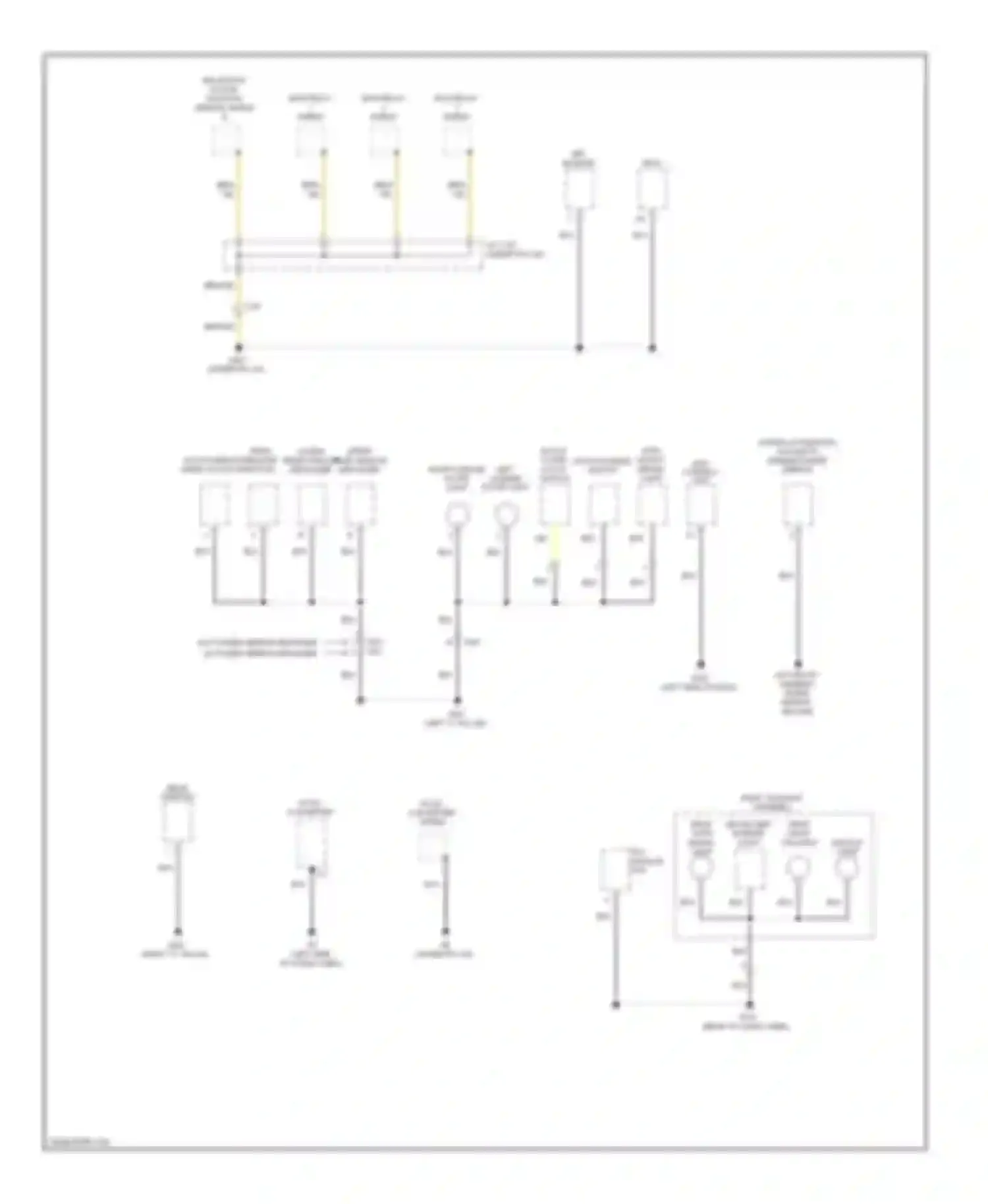 Insight Honda ZE2 facelift (2011-2014): Ground distribution circuit (4 of 4)