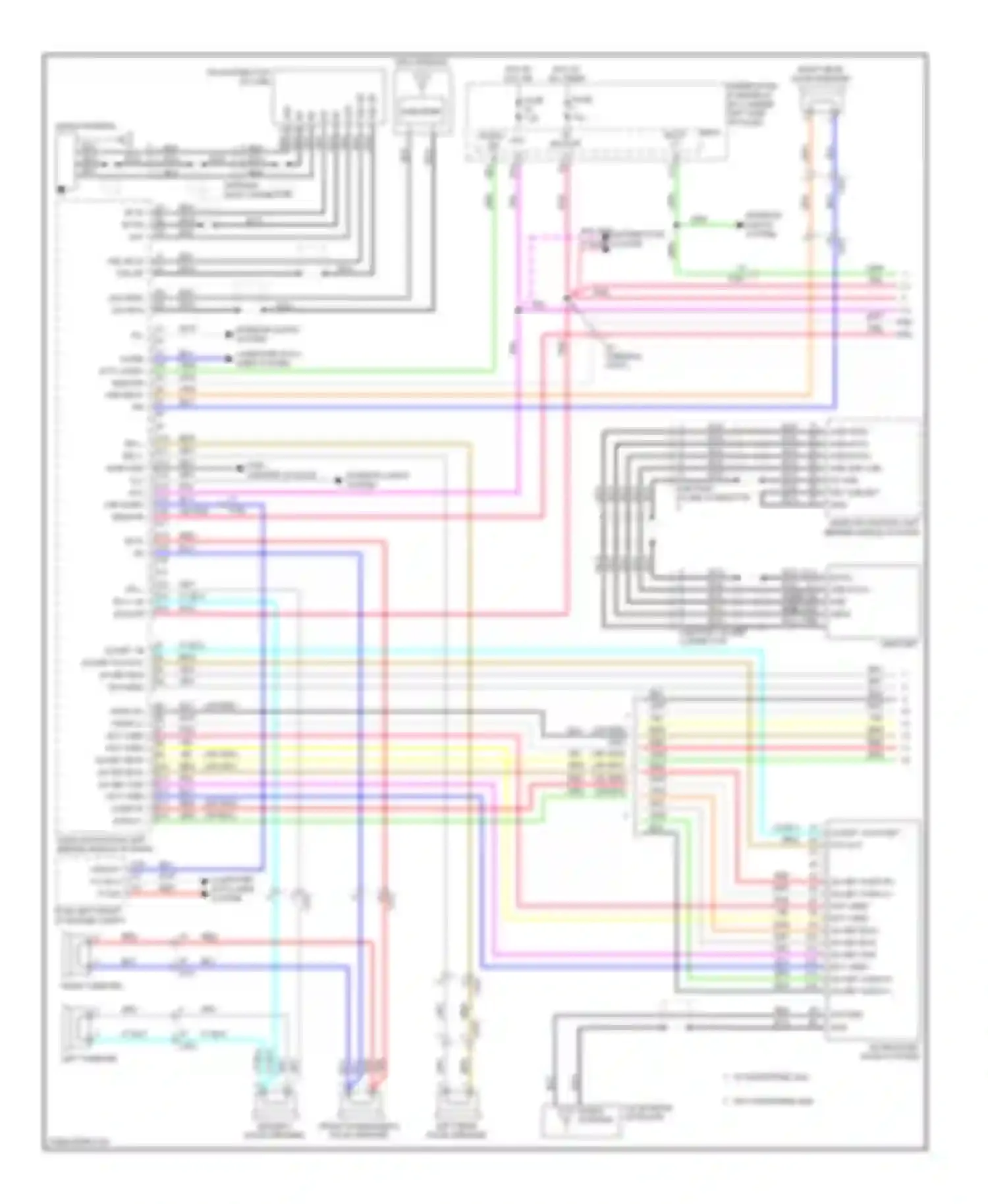 Insight Honda ZE2 facelift (2011-2014): Navigation circuit (1 of 2)