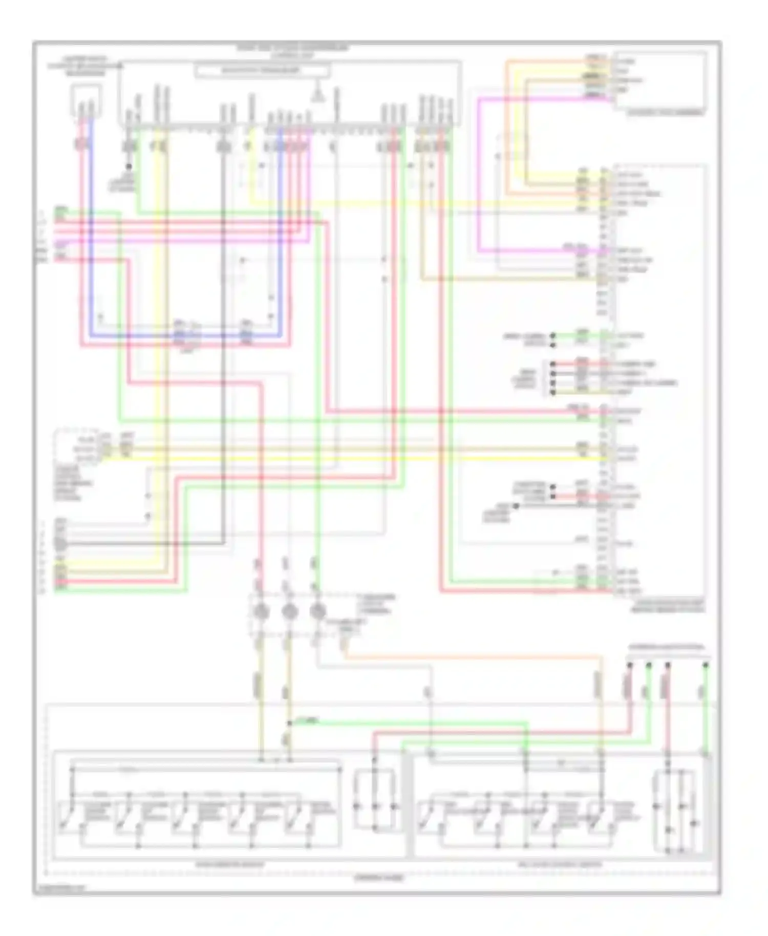 Insight Honda ZE2 facelift (2011-2014): Navigation circuit (2 of 2)