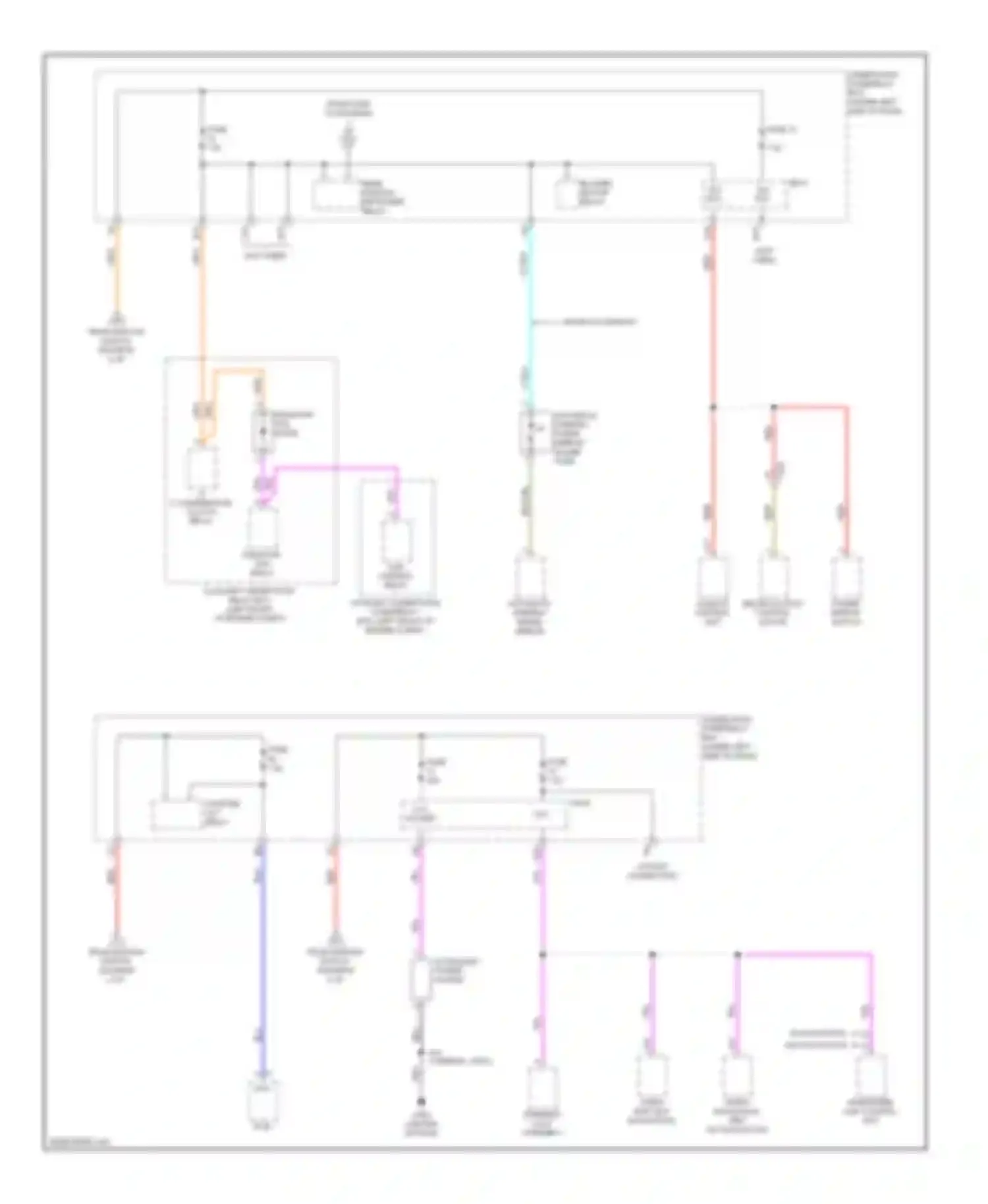 Insight Honda ZE2 facelift (2011-2014): Power distribution circuit (5 of 5)