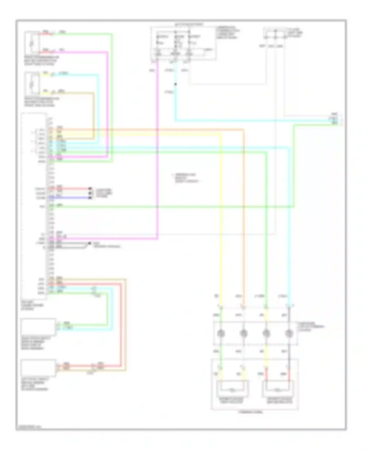 Insight Honda ZE2 facelift (2011-2014): Supplemental restraints circuit (1 of 3)