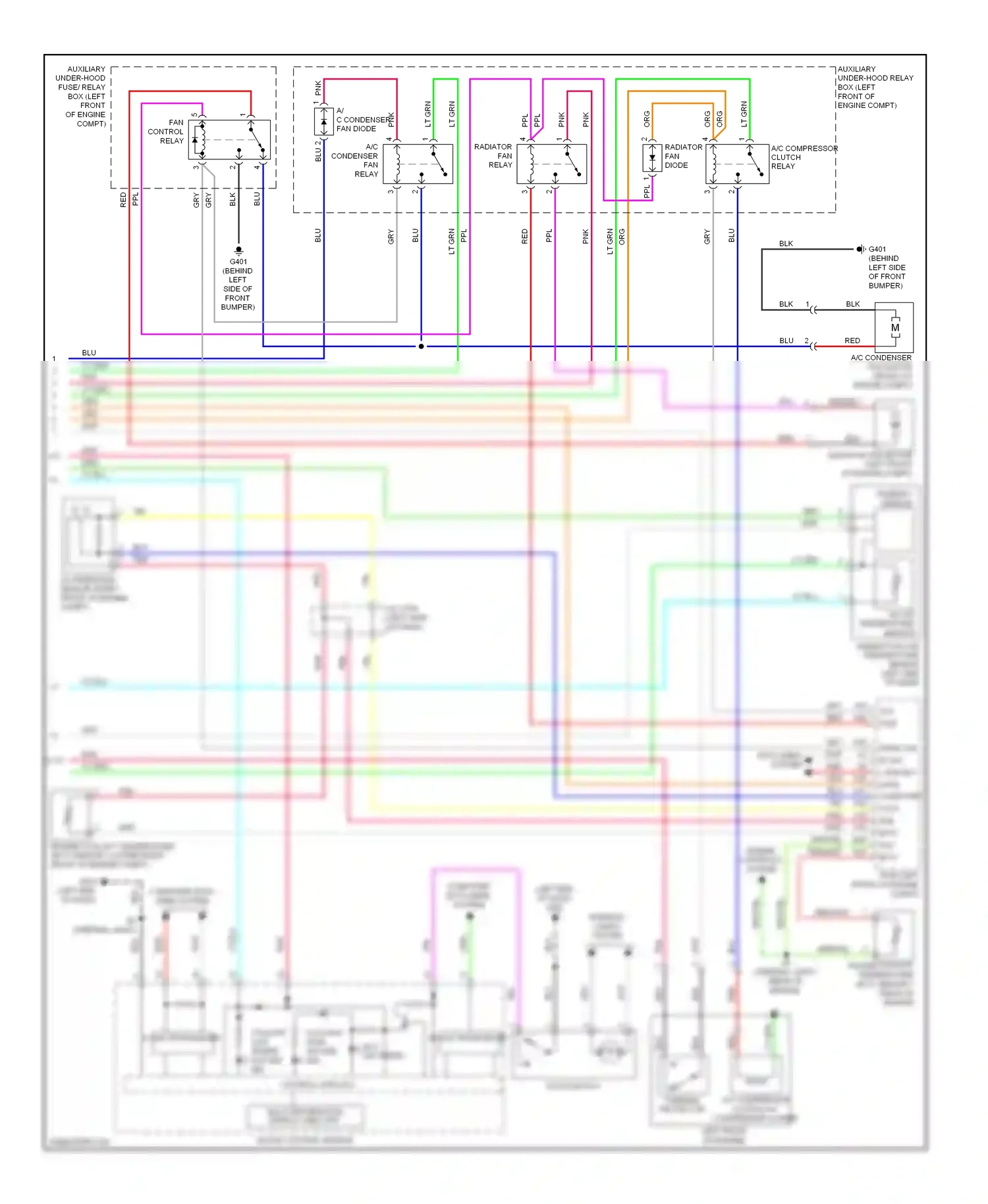 Wiring diagram blk for Honda Insight ZE2 facelift (2011-2014) (3 of 71)