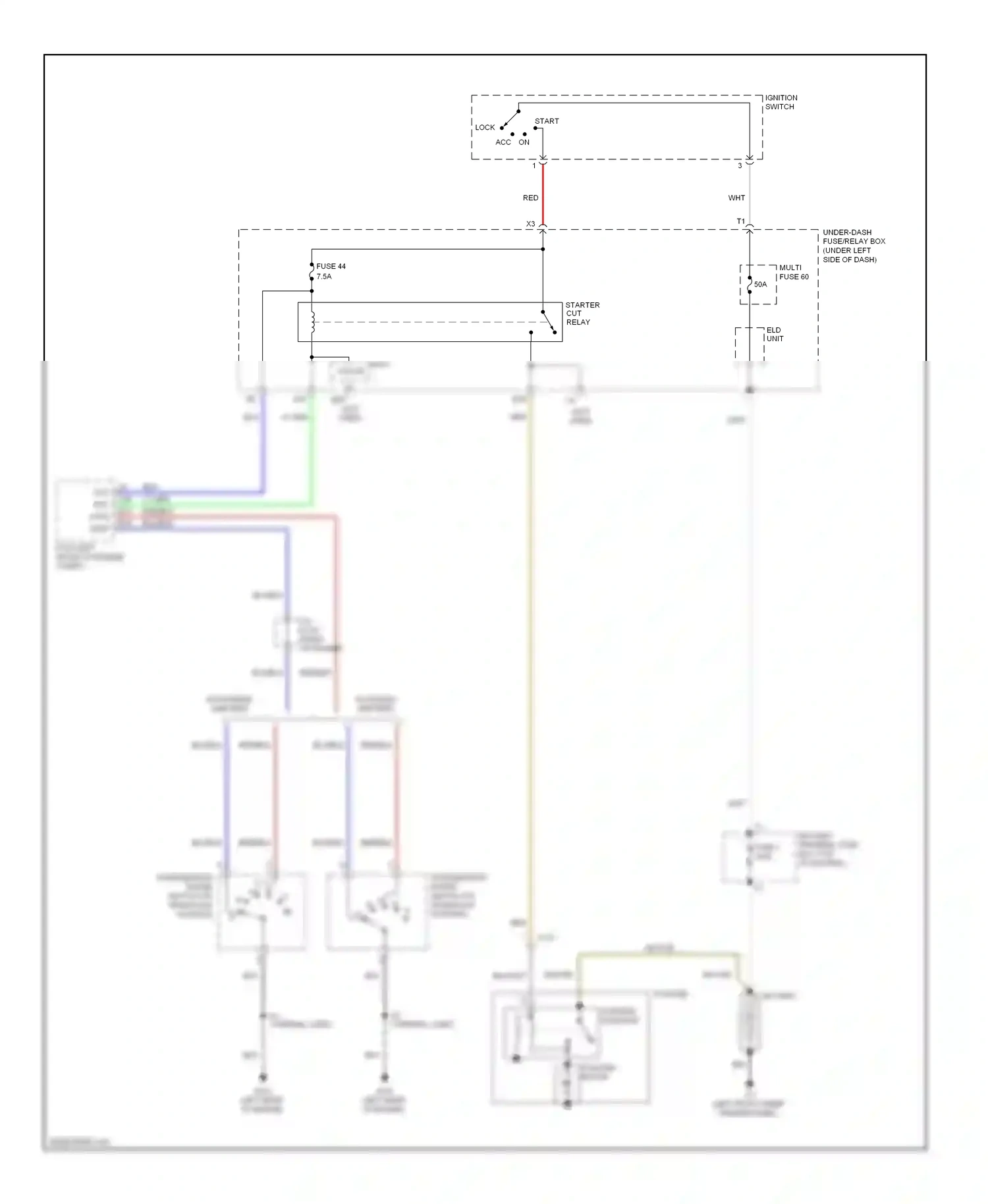 Wiring diagram blu for Honda Insight ZE2 facelift (2011-2014) (49 of 66)