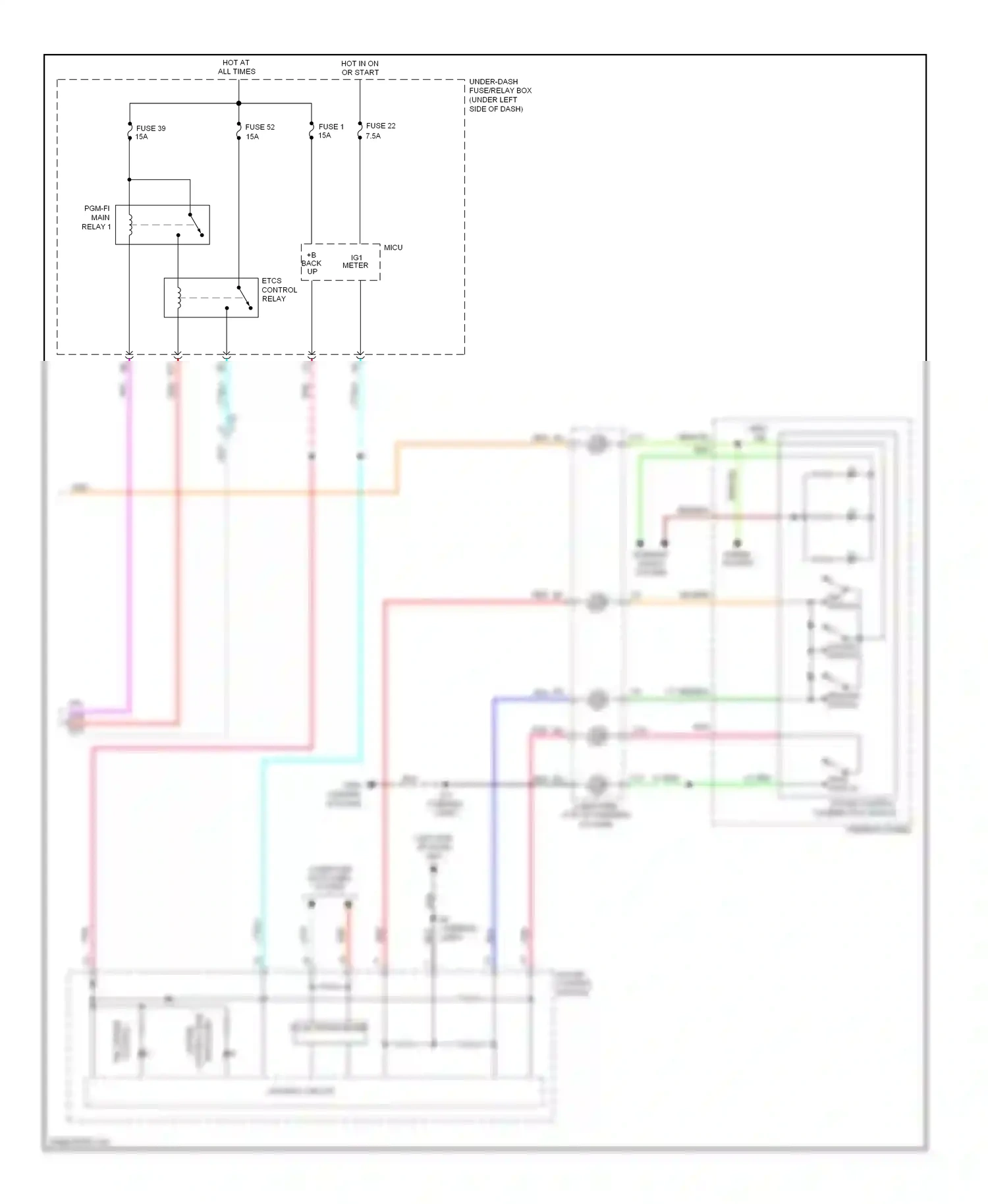 Wiring diagram cable reel for Honda Insight ZE2 facelift (2011-2014) (1 of 10)